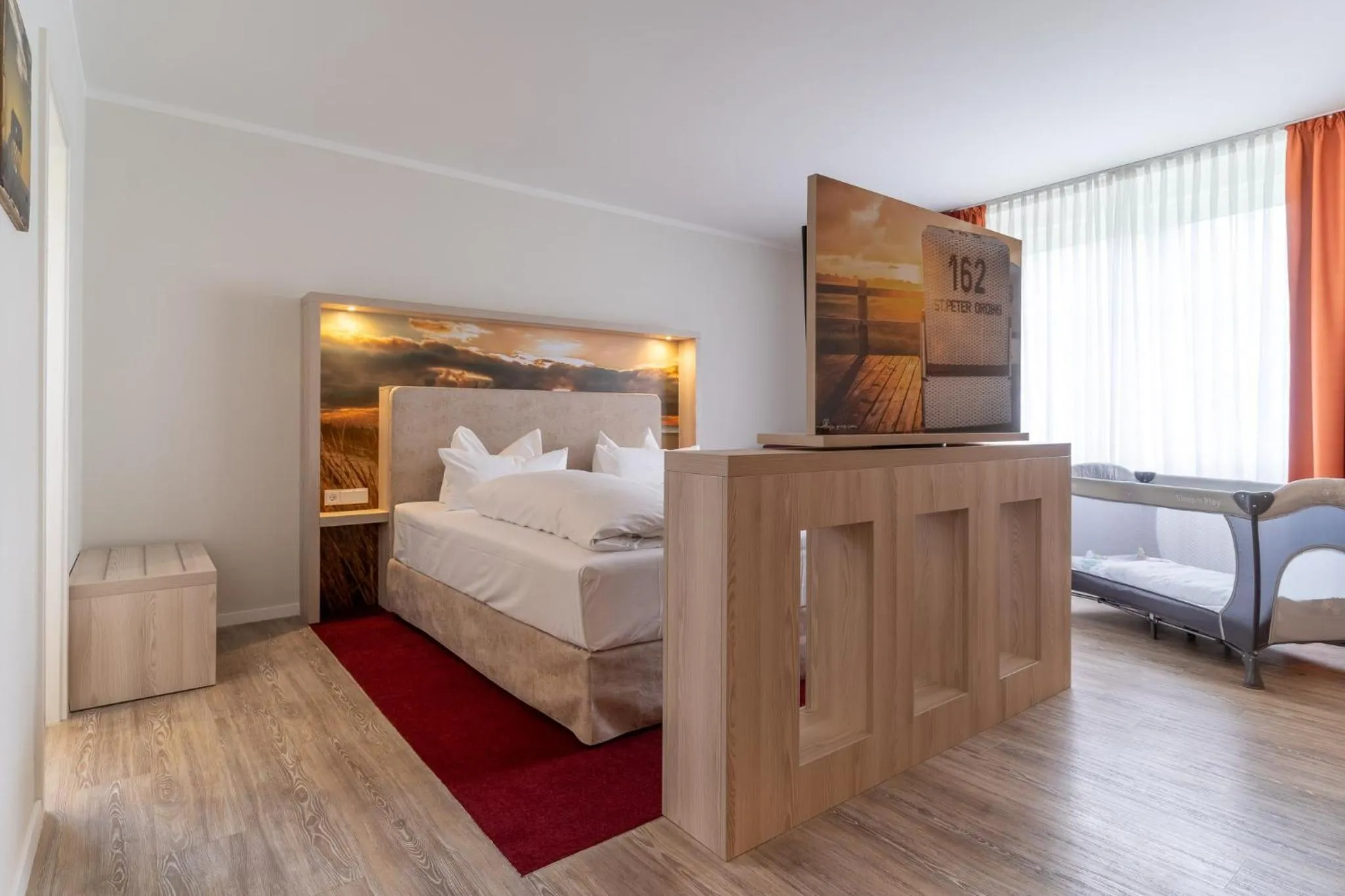 Bed in Hotel Garni Kölfhamm