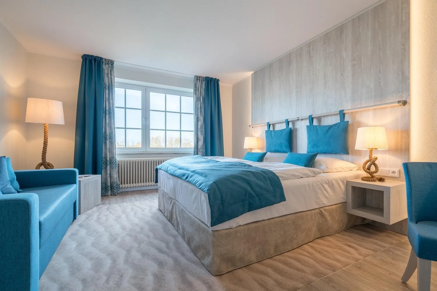 Bed in Hotel Garni Kölfhamm