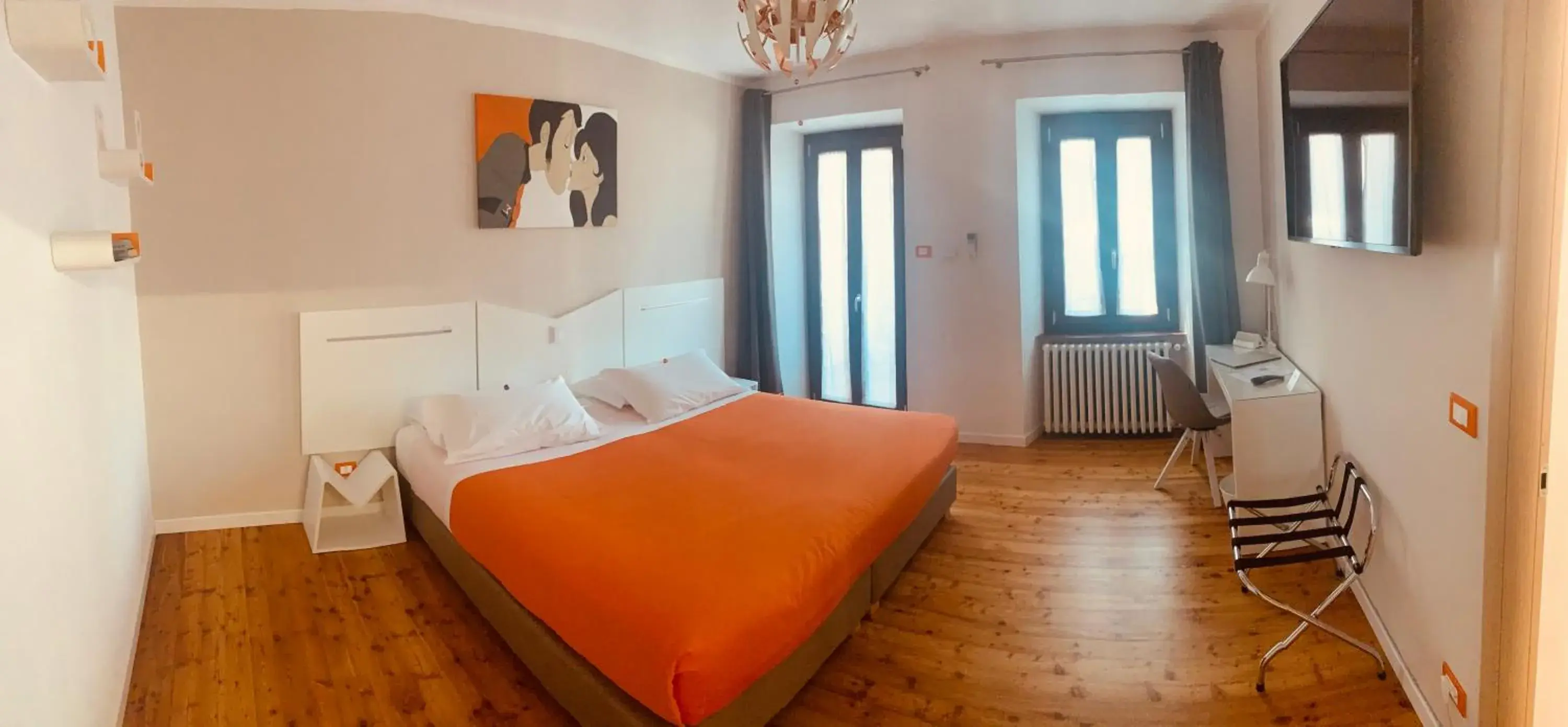 Deluxe Double Room with Extra Bed - single occupancy in BB Borgo Biella Deluxe Double Room with Extra Bed - single occupancy in BB Borgo Biella