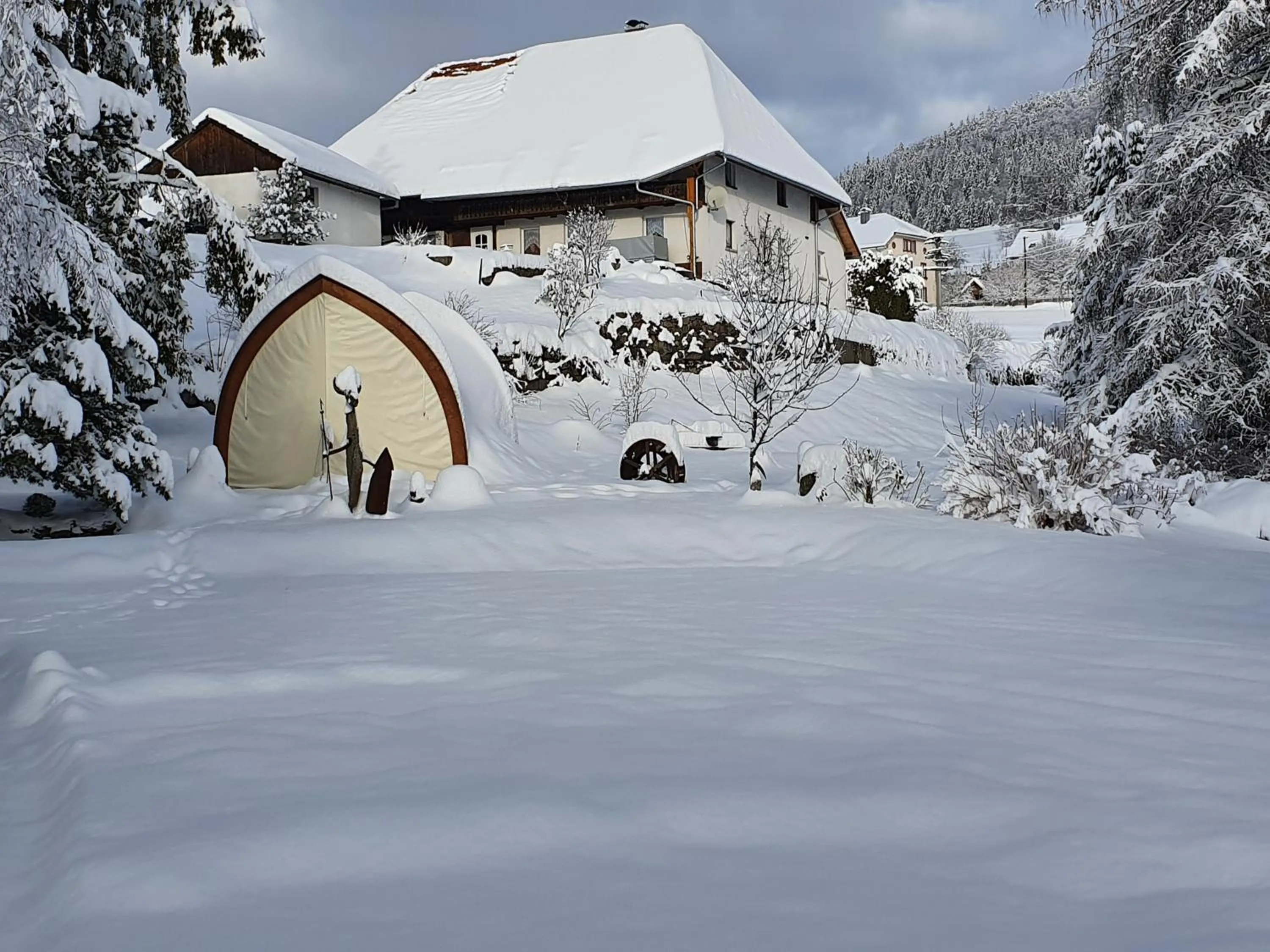 Garden in Landhotel Mühle zu Gersbach