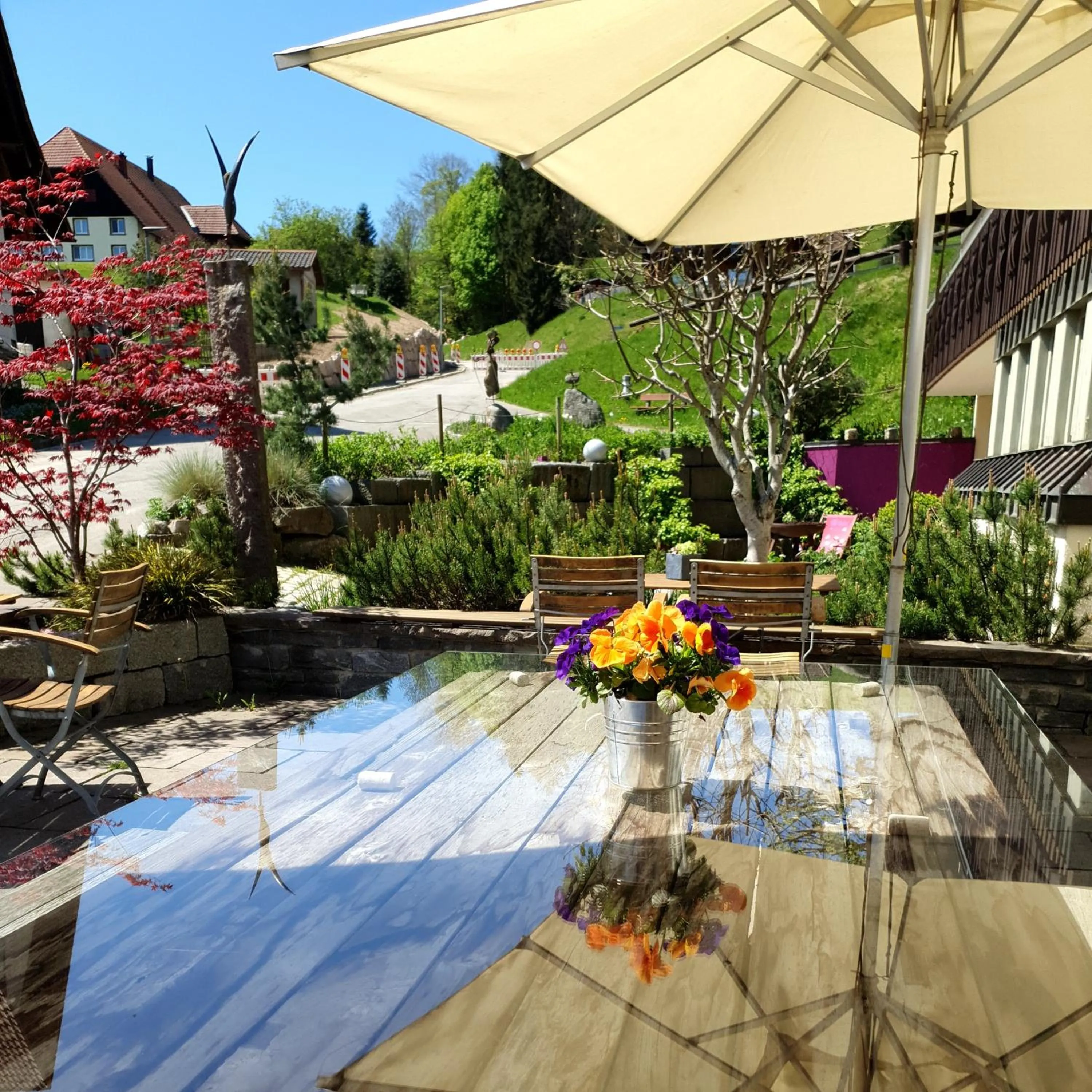 Patio in Landhotel Mühle zu Gersbach