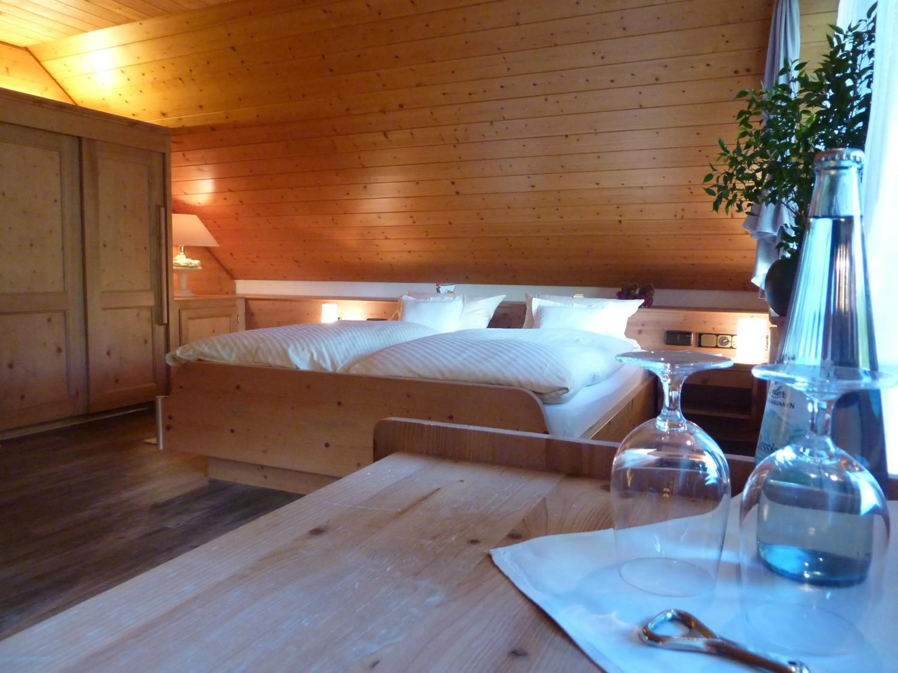 Photo of the whole room, Bed in Landhotel Mühle zu Gersbach