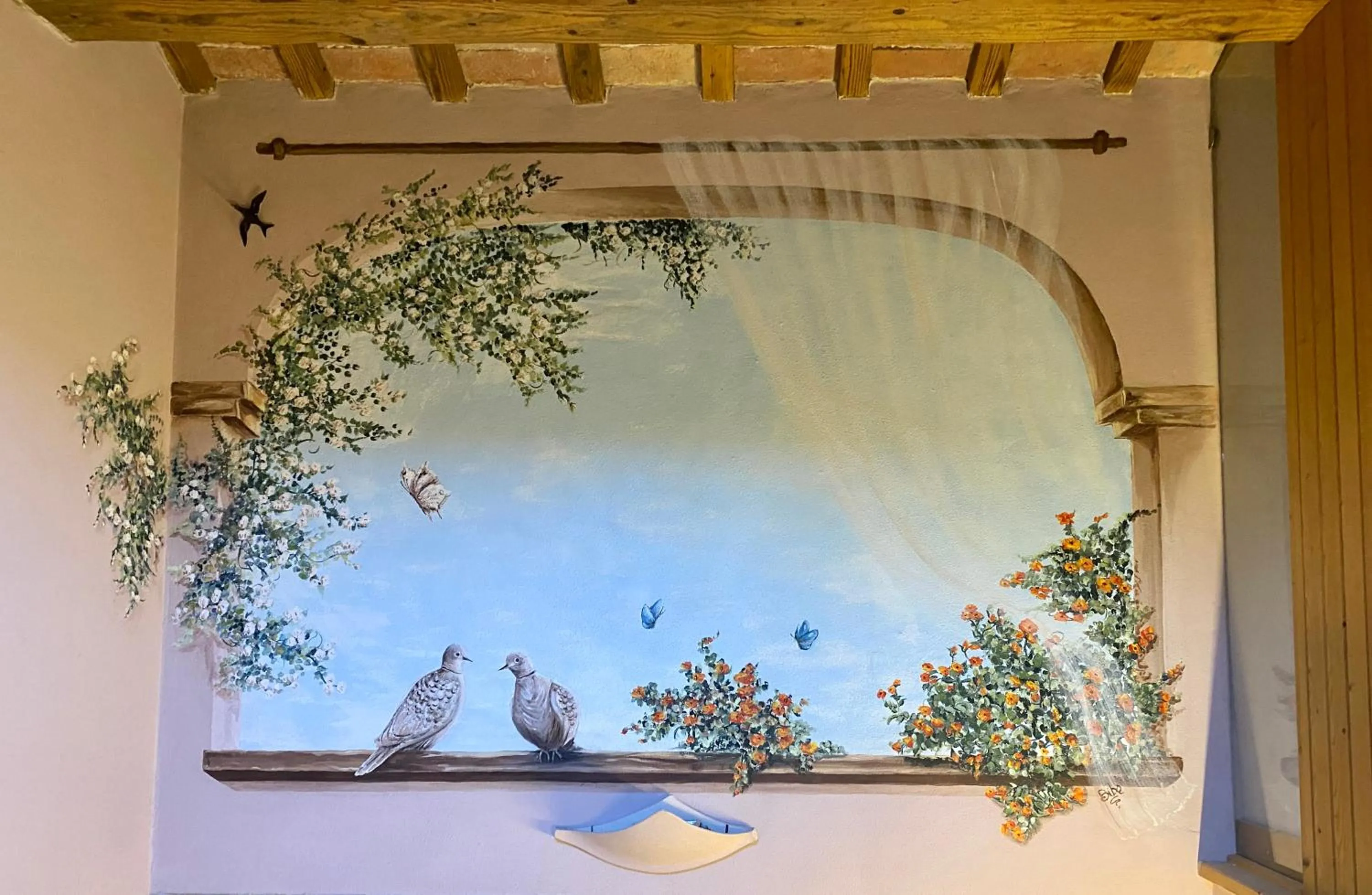 Decorative detail in La Casa di Biba