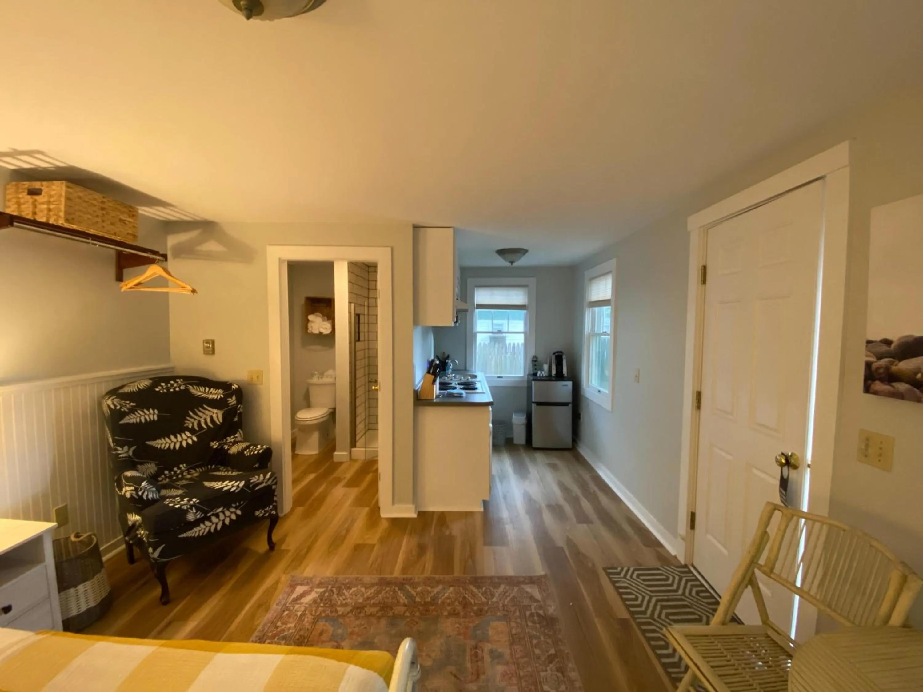 Bathroom in Hanscom's Motel & Cottages