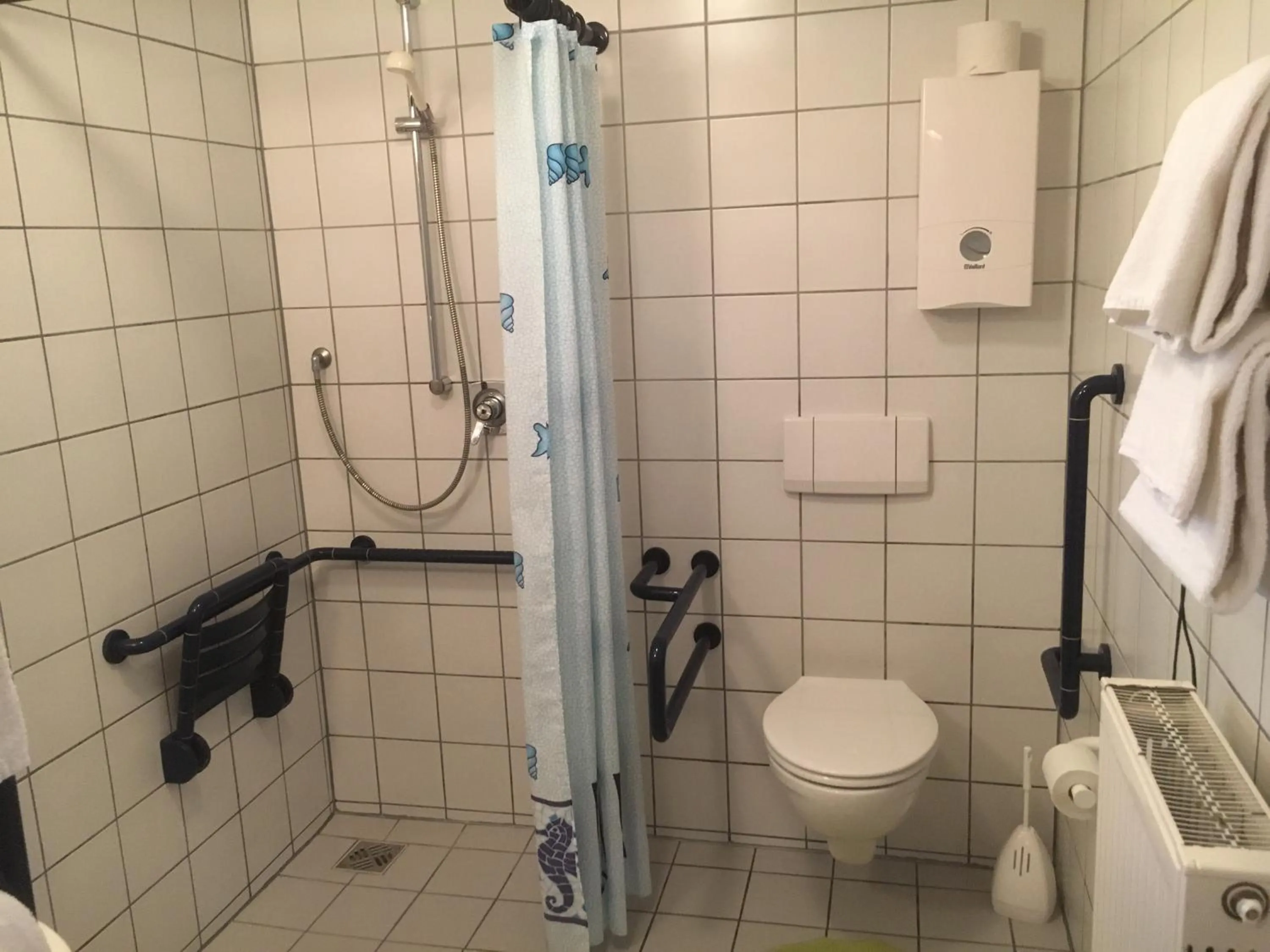 Shower in Apartmentanlage am Kellerberg
