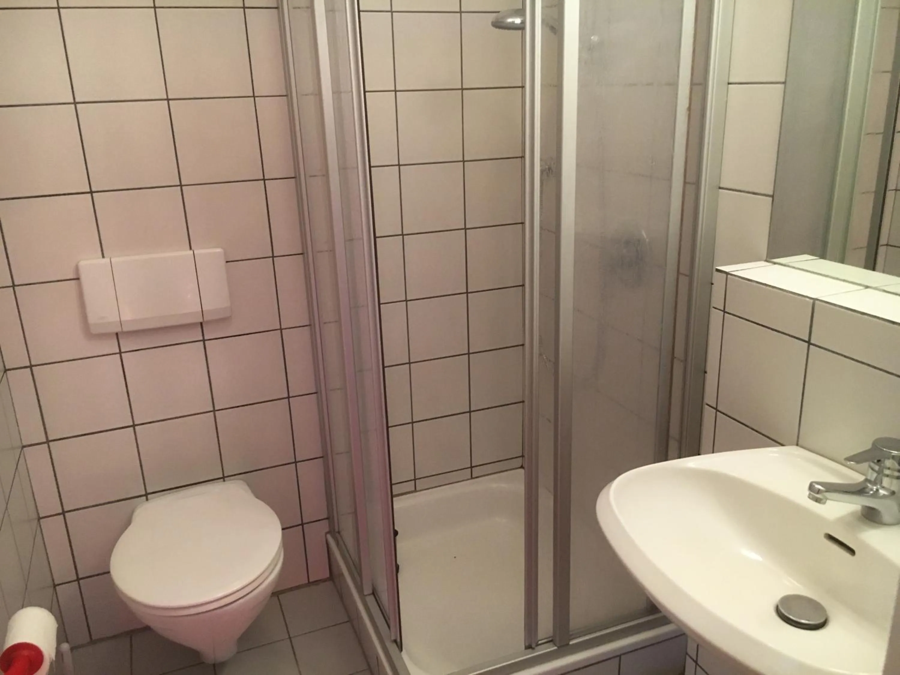 Shower in Apartmentanlage am Kellerberg