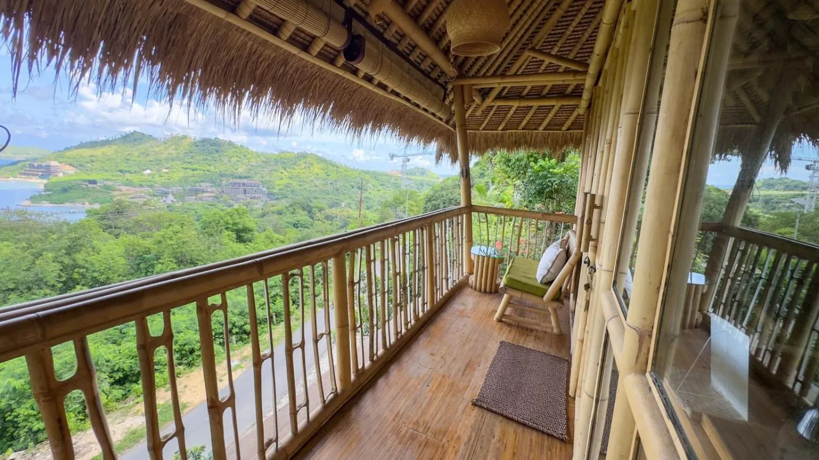 Balcony/Terrace in Elang Hillside Bamboo Villas
