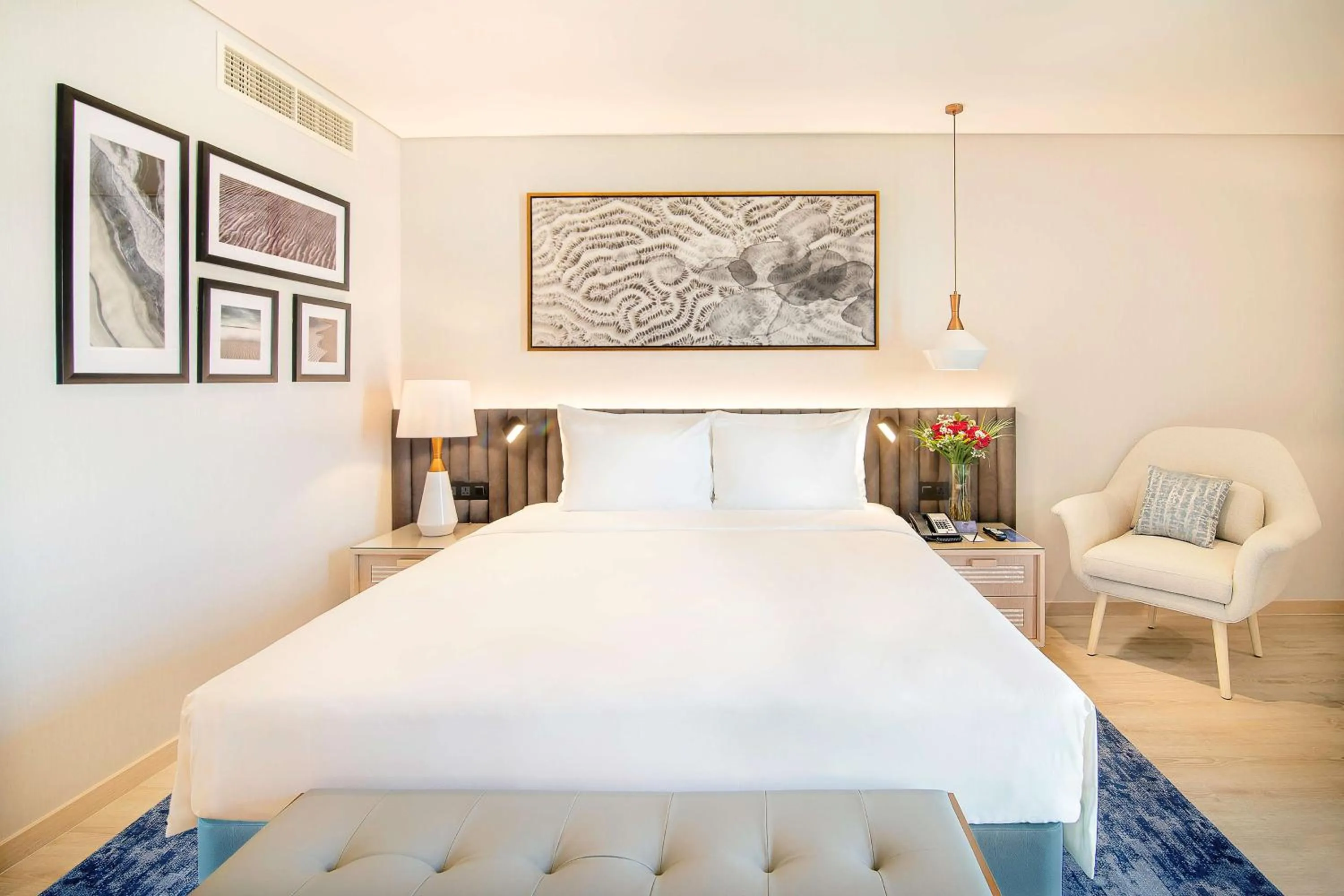 Photo of the whole room, Bed in Radisson Blu Hotel & Resort, Abu Dhabi Corniche