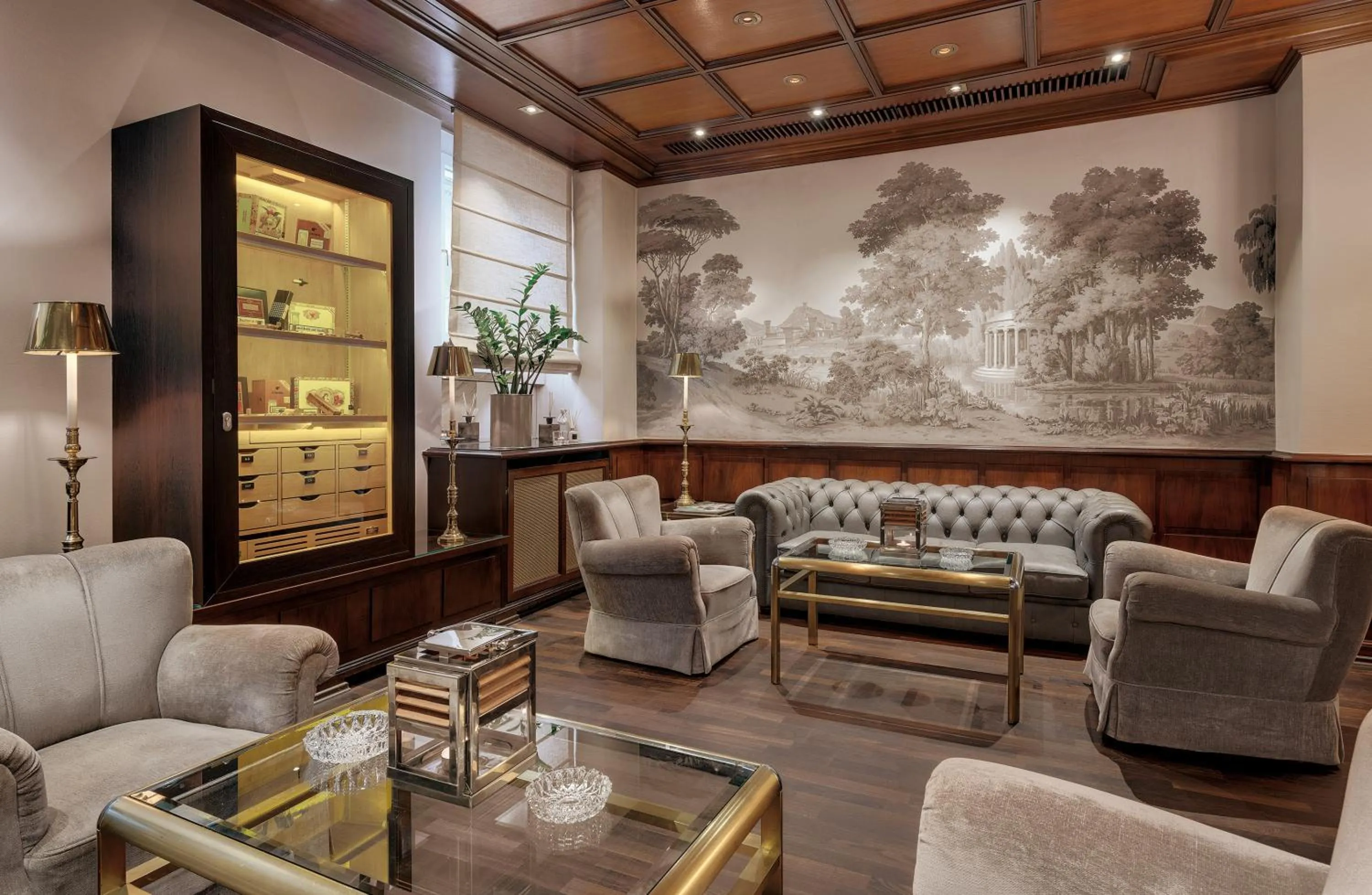 Lounge or bar in Hotel Europäischer Hof Heidelberg, Bestes Hotel Deutschlands in historischer Architektur