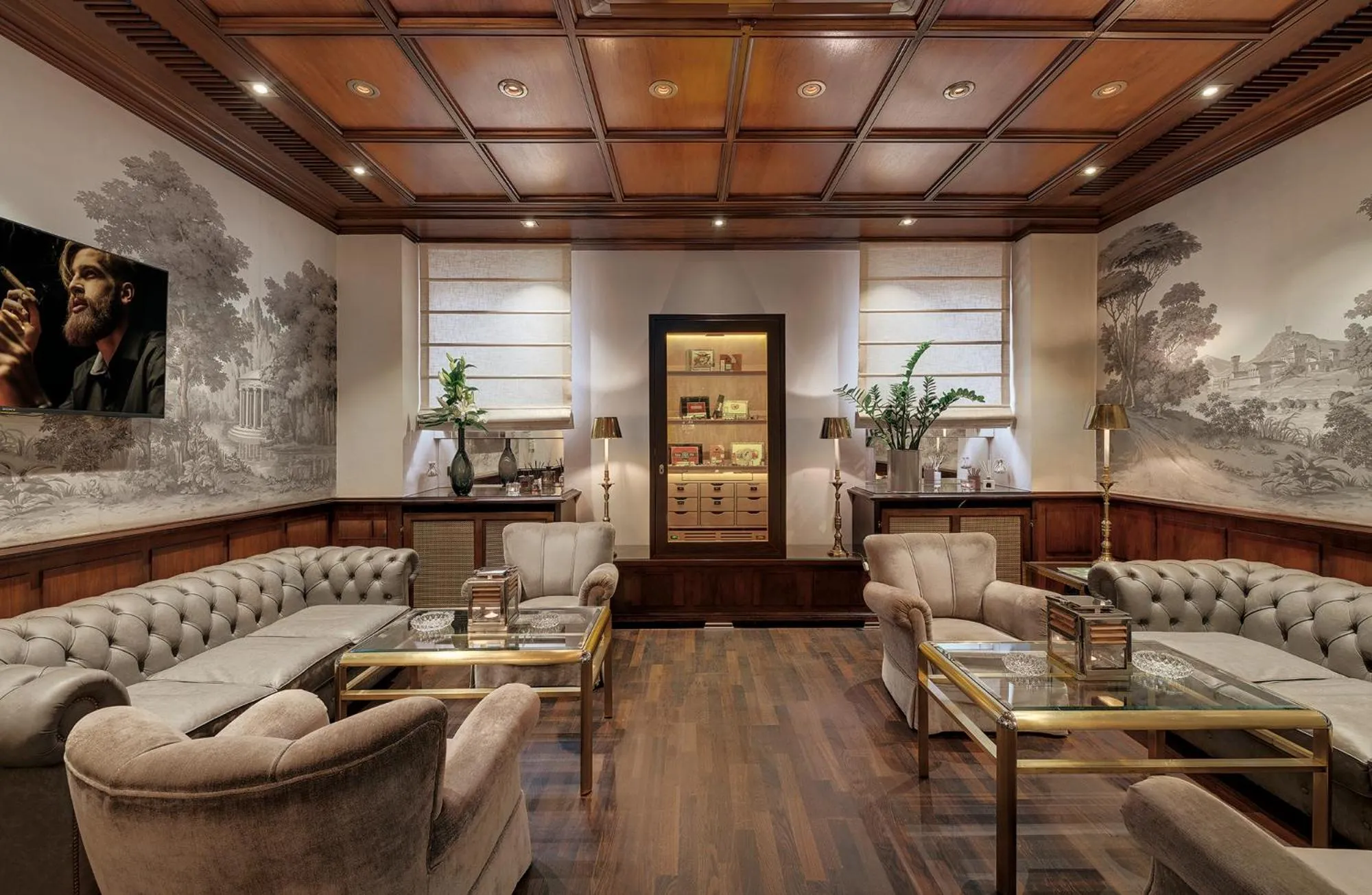 Lounge or bar in Hotel Europäischer Hof Heidelberg, Bestes Hotel Deutschlands in historischer Architektur