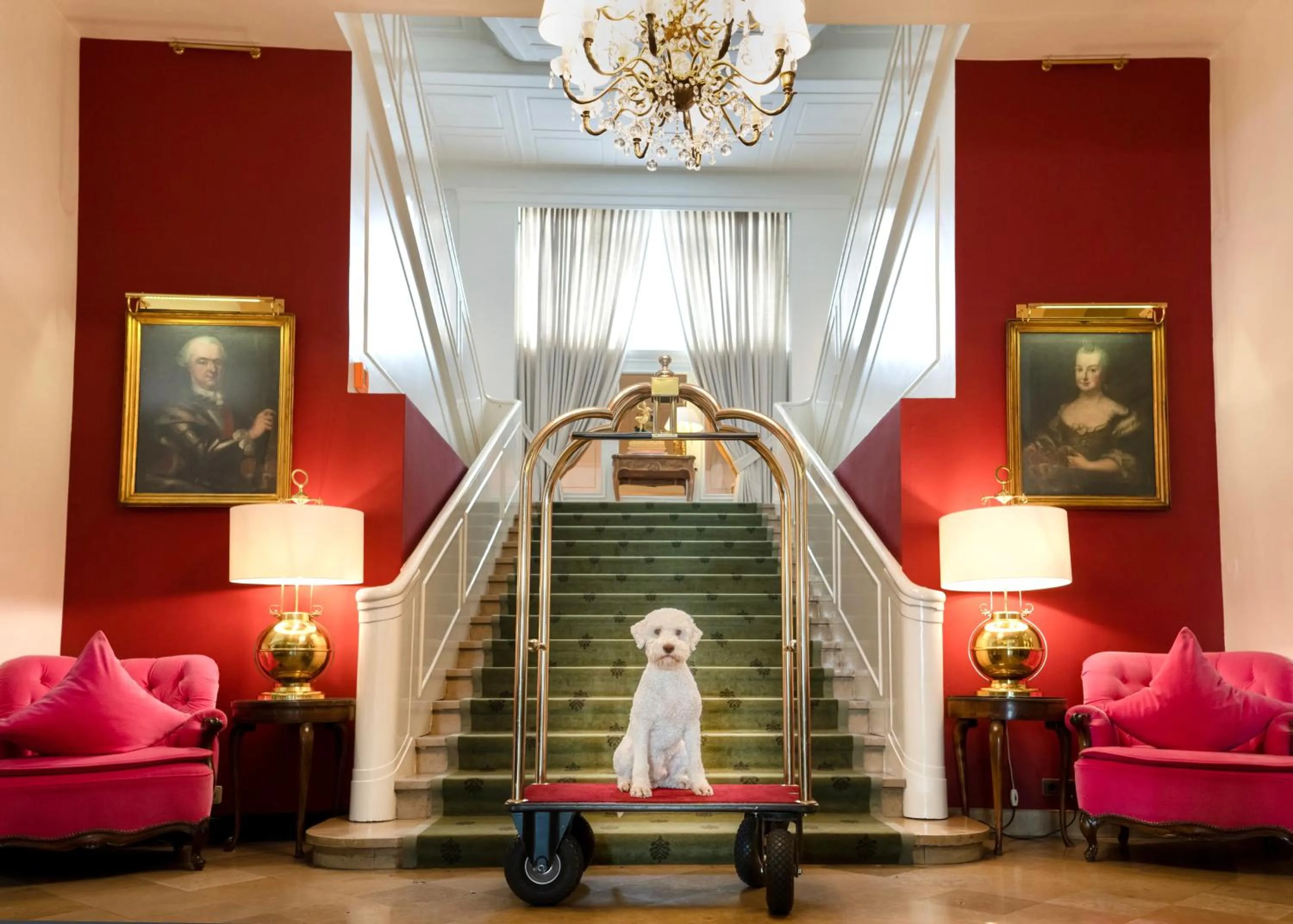Pets in Hotel Europäischer Hof Heidelberg, Bestes Hotel Deutschlands in historischer Architektur