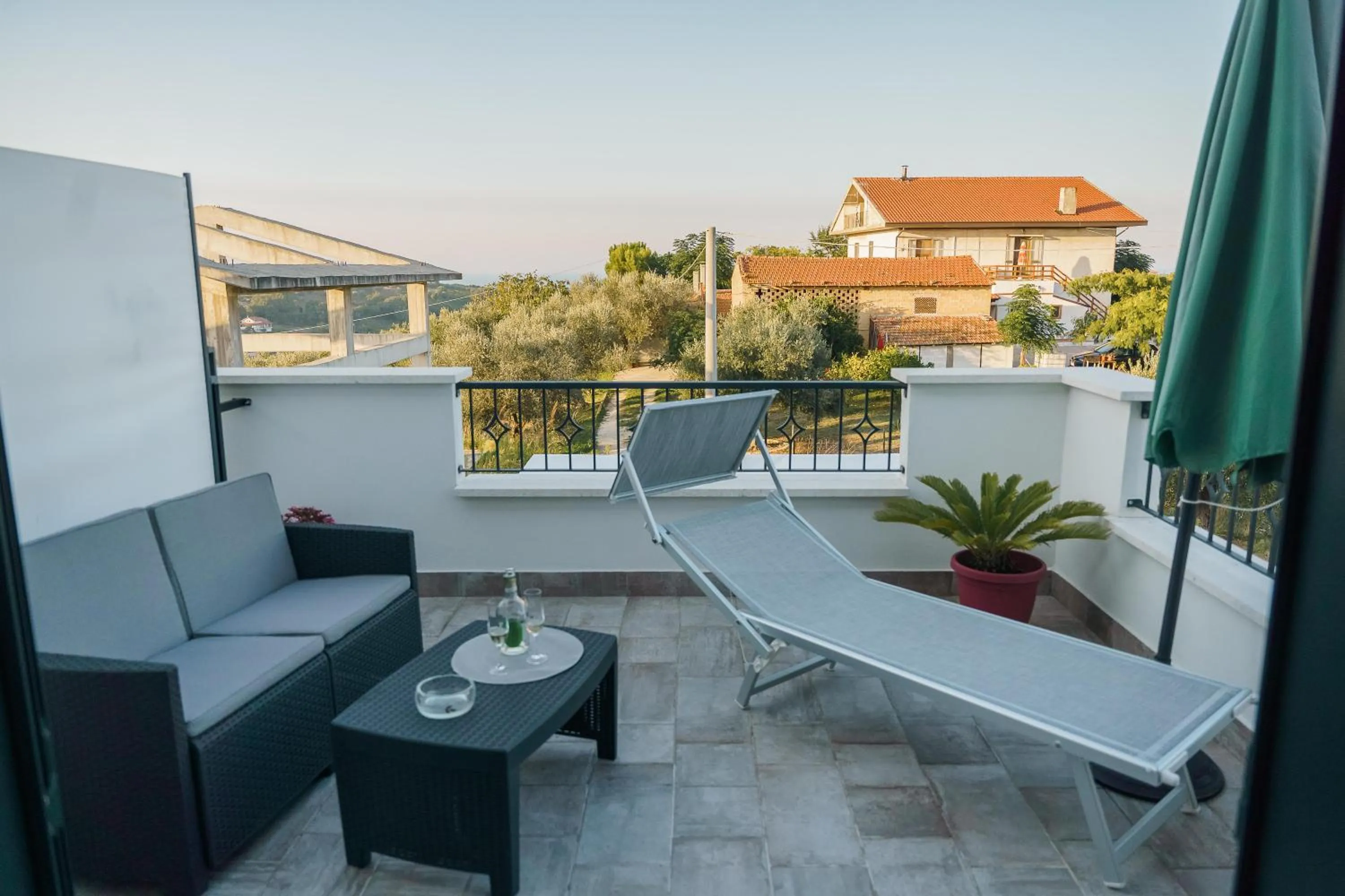 Balcony/Terrace in Tana del Riccio