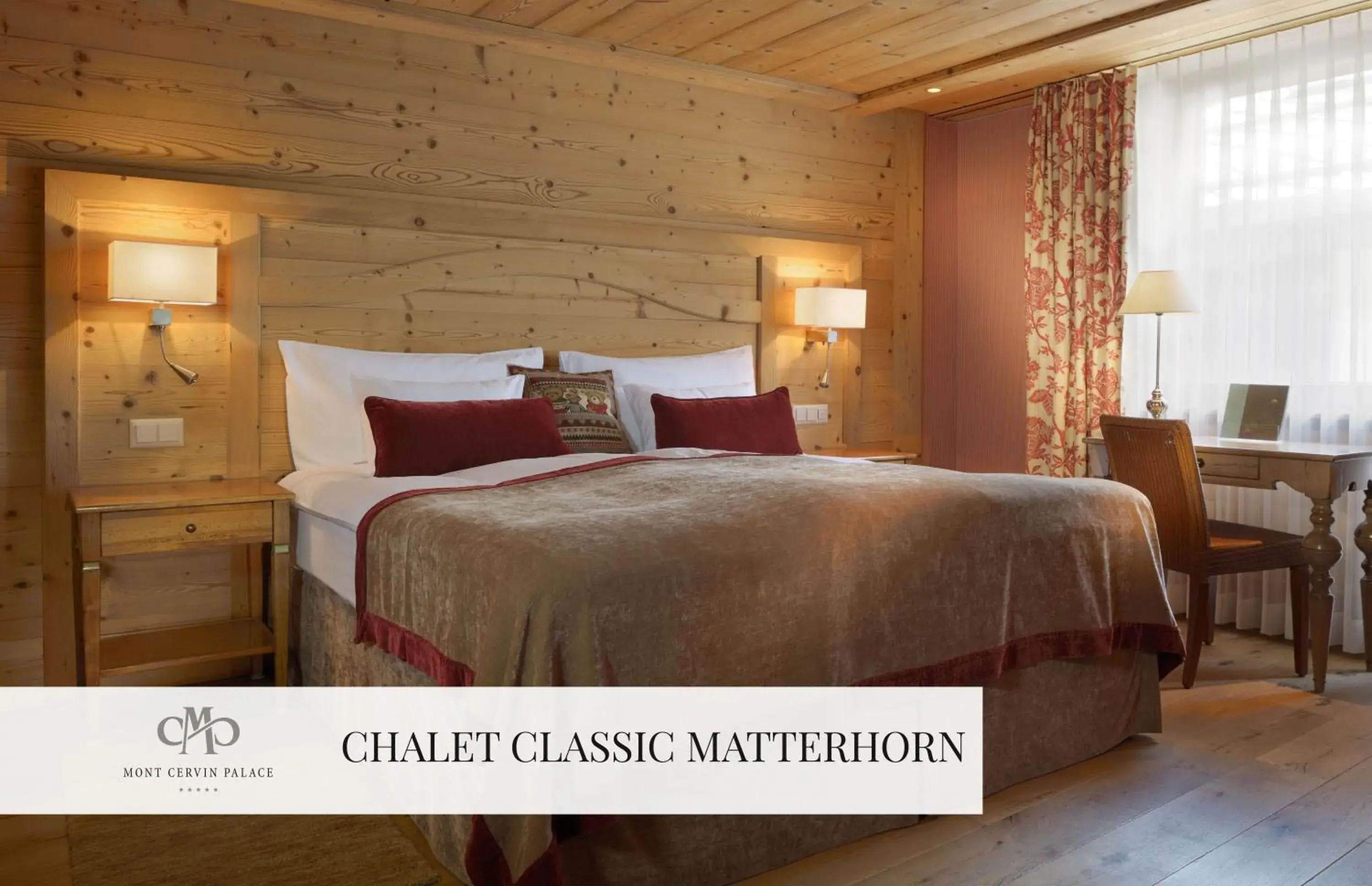 Petit Cervin Classic Double or Twin Room with Matterhorn View in Mont Cervin Palace Petit Cervin Classic Double or Twin Room with Matterhorn View in Mont Cervin Palace