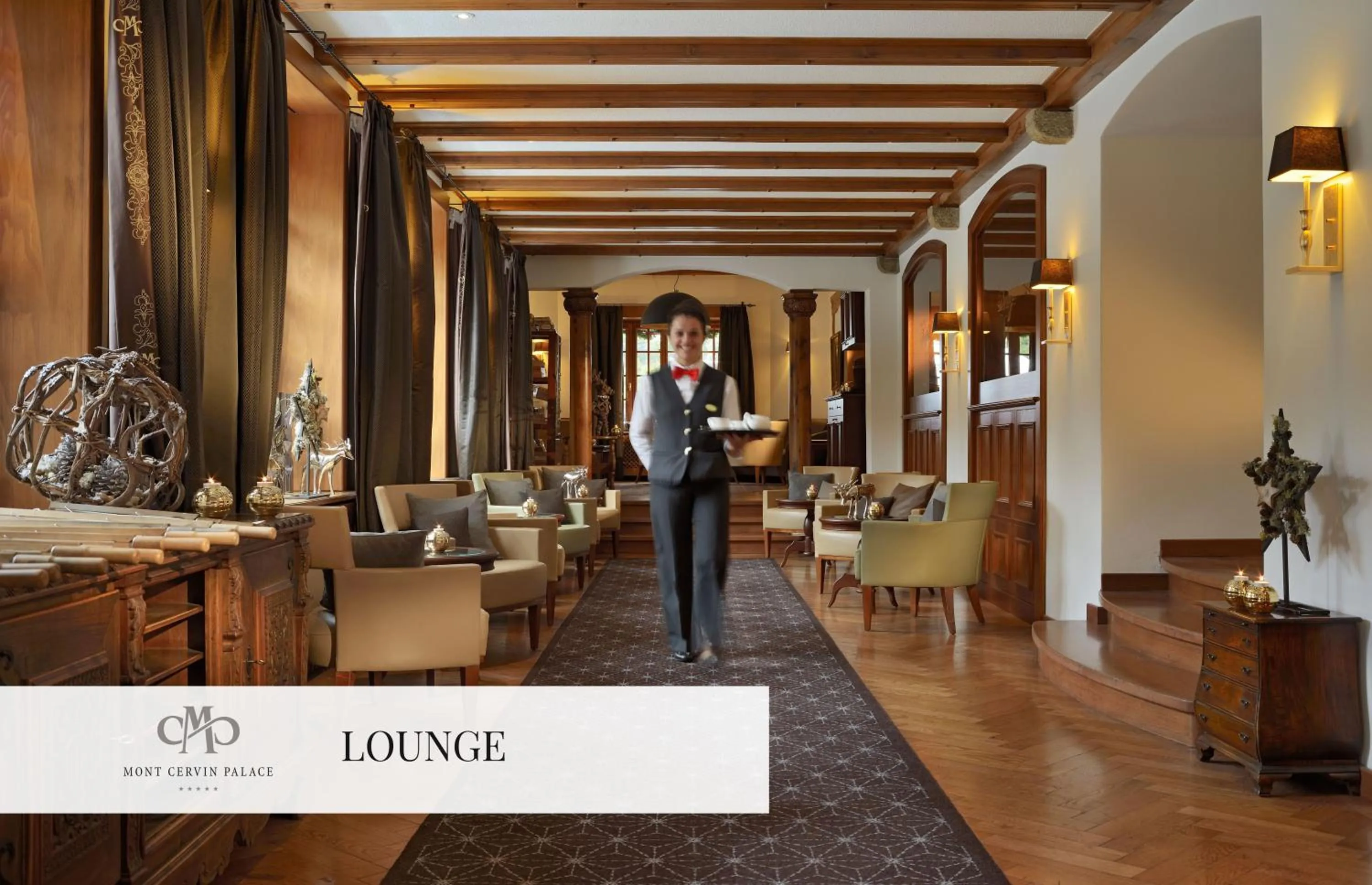 Lobby or reception in Mont Cervin Palace