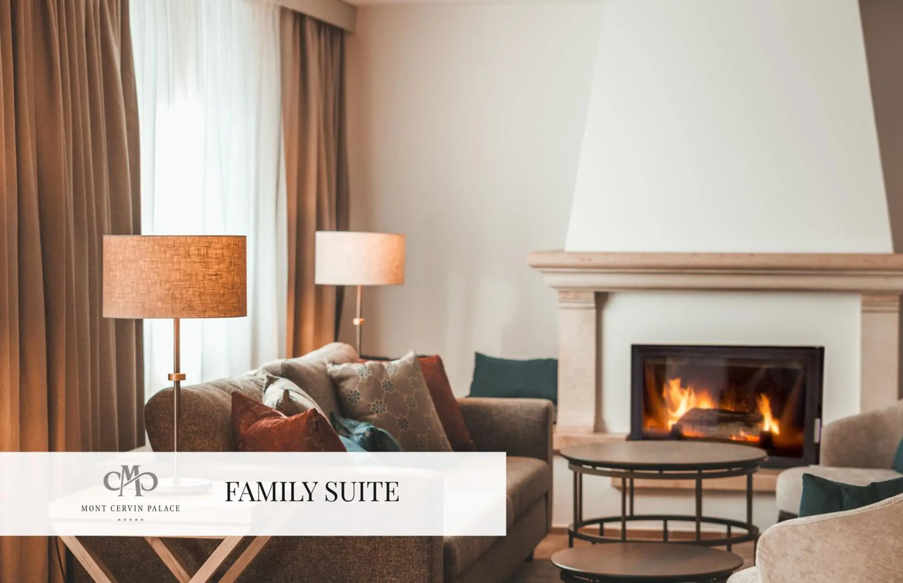 Two-Bedroom Family Suite in Mont Cervin Palace Two-Bedroom Family Suite in Mont Cervin Palace