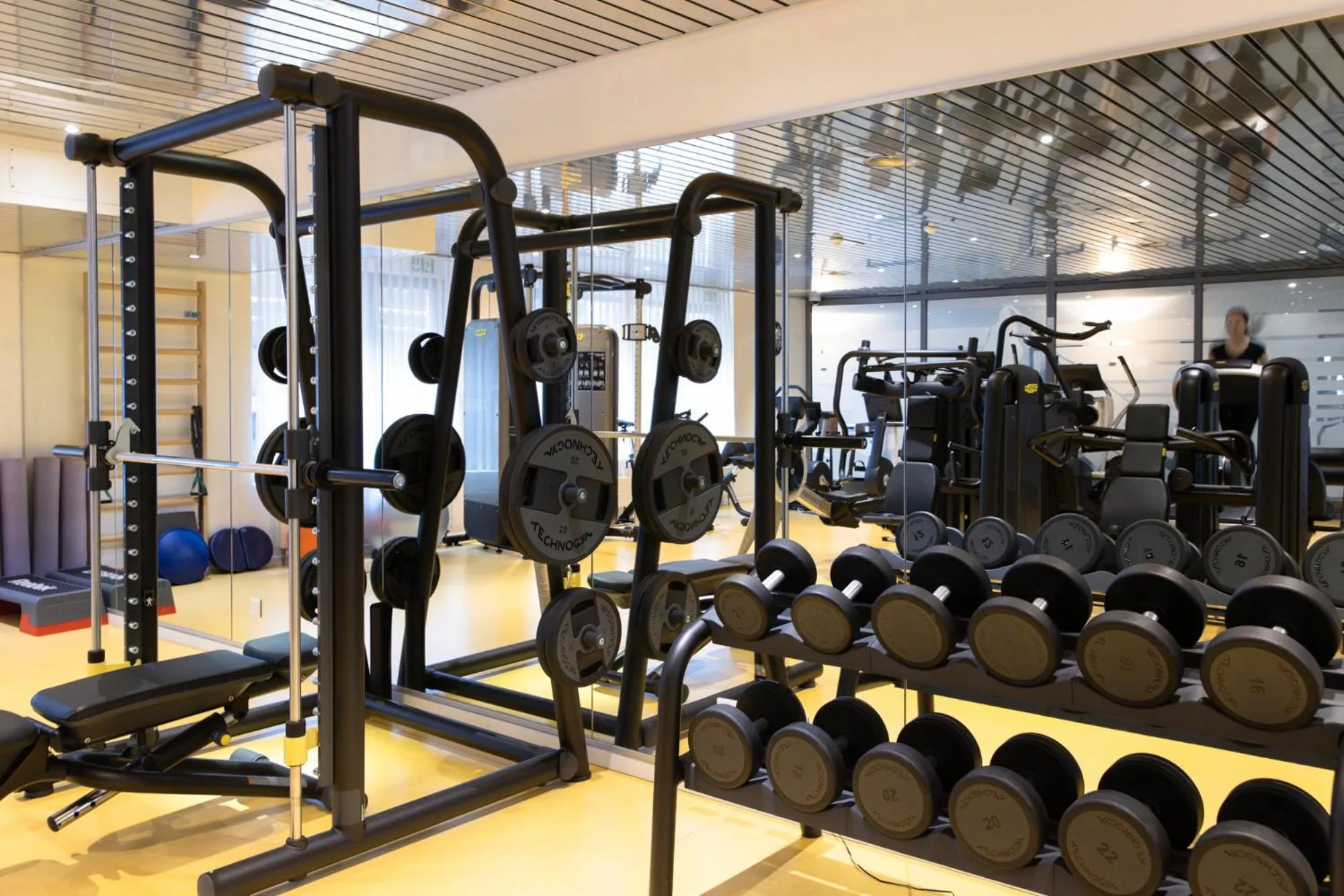 Fitness centre/facilities in Mont Cervin Palace