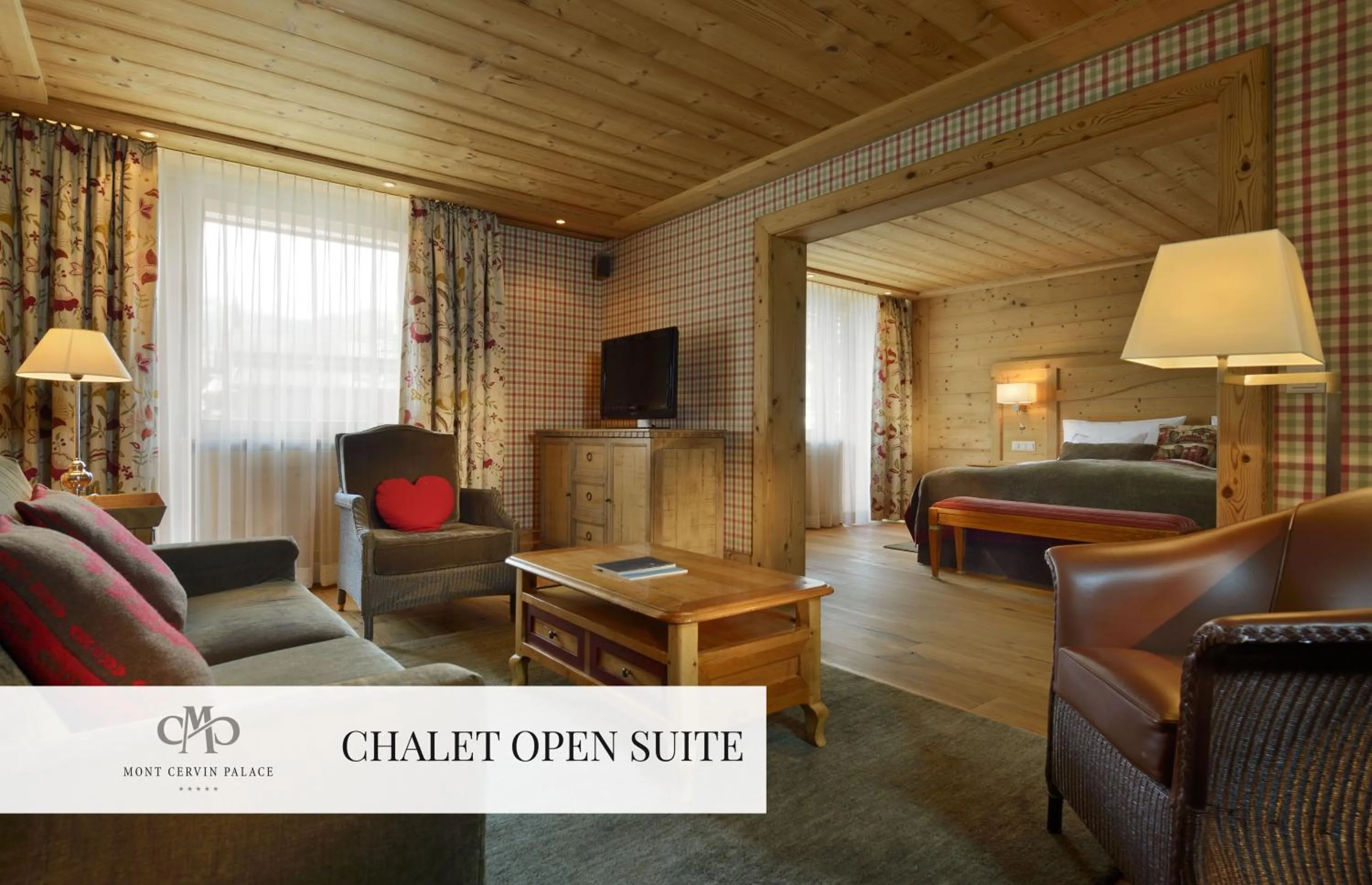 Bedroom in Mont Cervin Palace