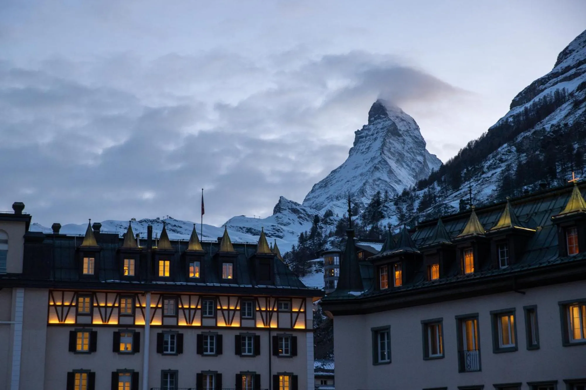 View (from property/room) in Mont Cervin Palace