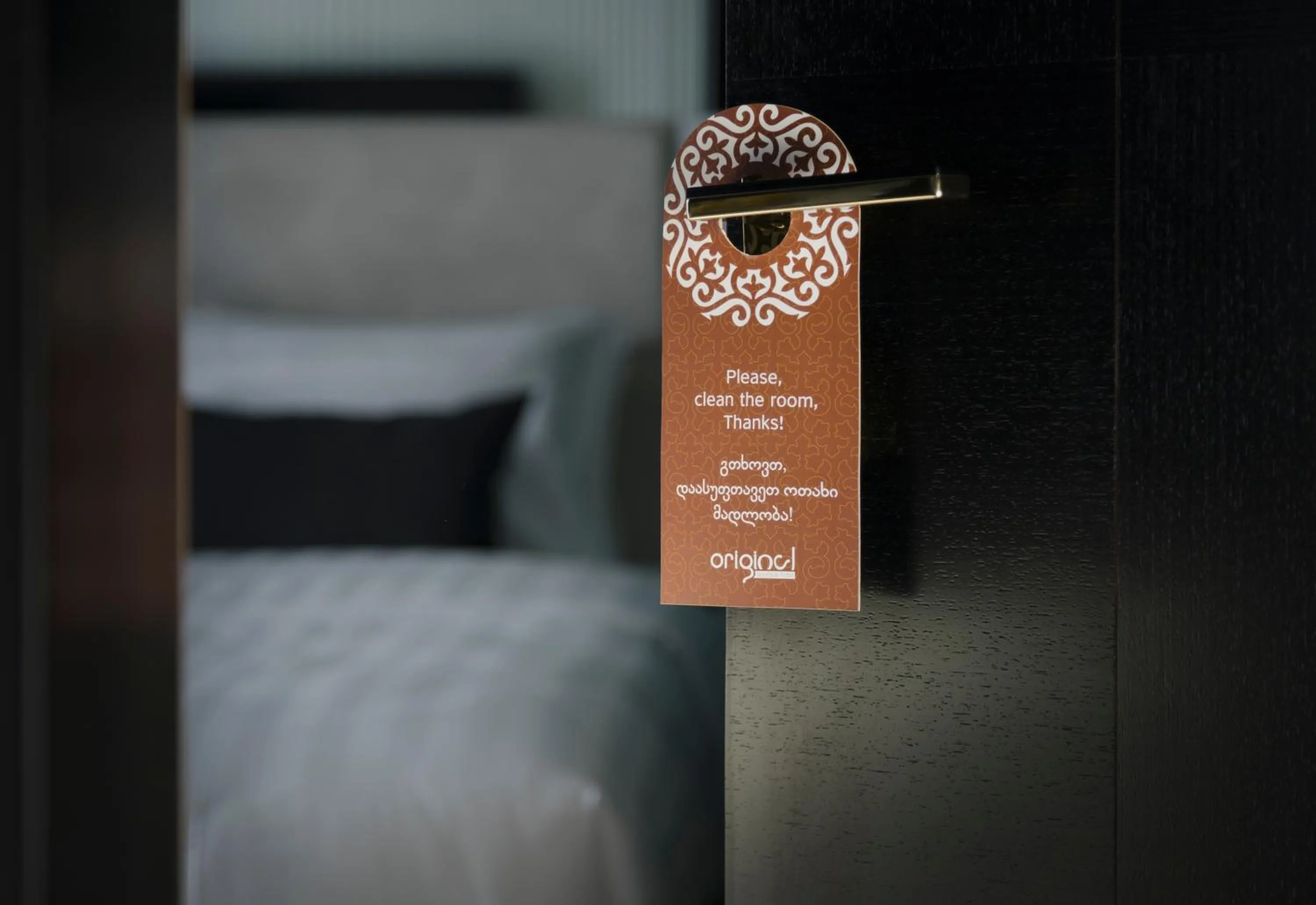 Property logo or sign, Bed in Original Boutique Aparthotel