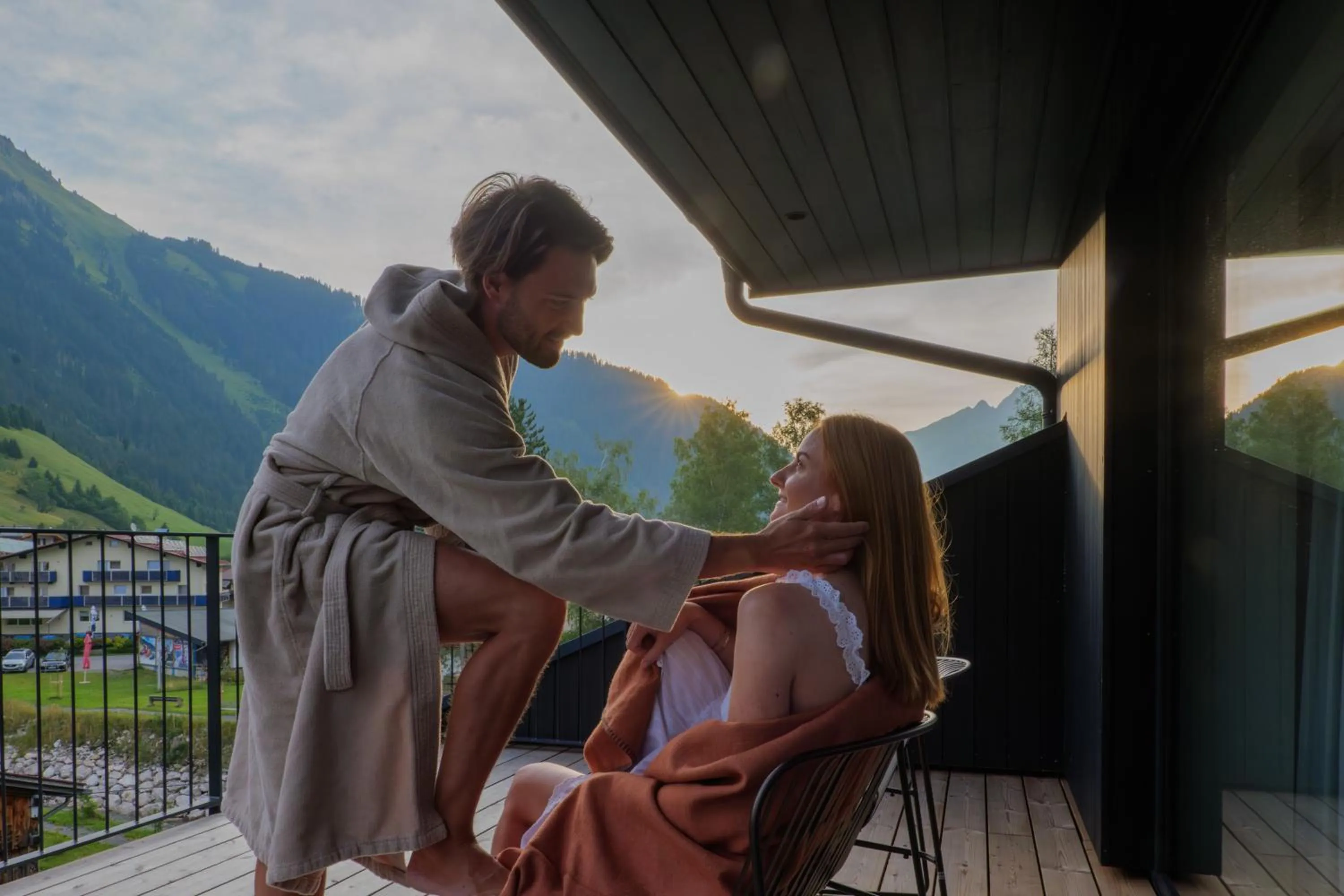Balcony/Terrace in Posthotel Lechtal, Arlberg
