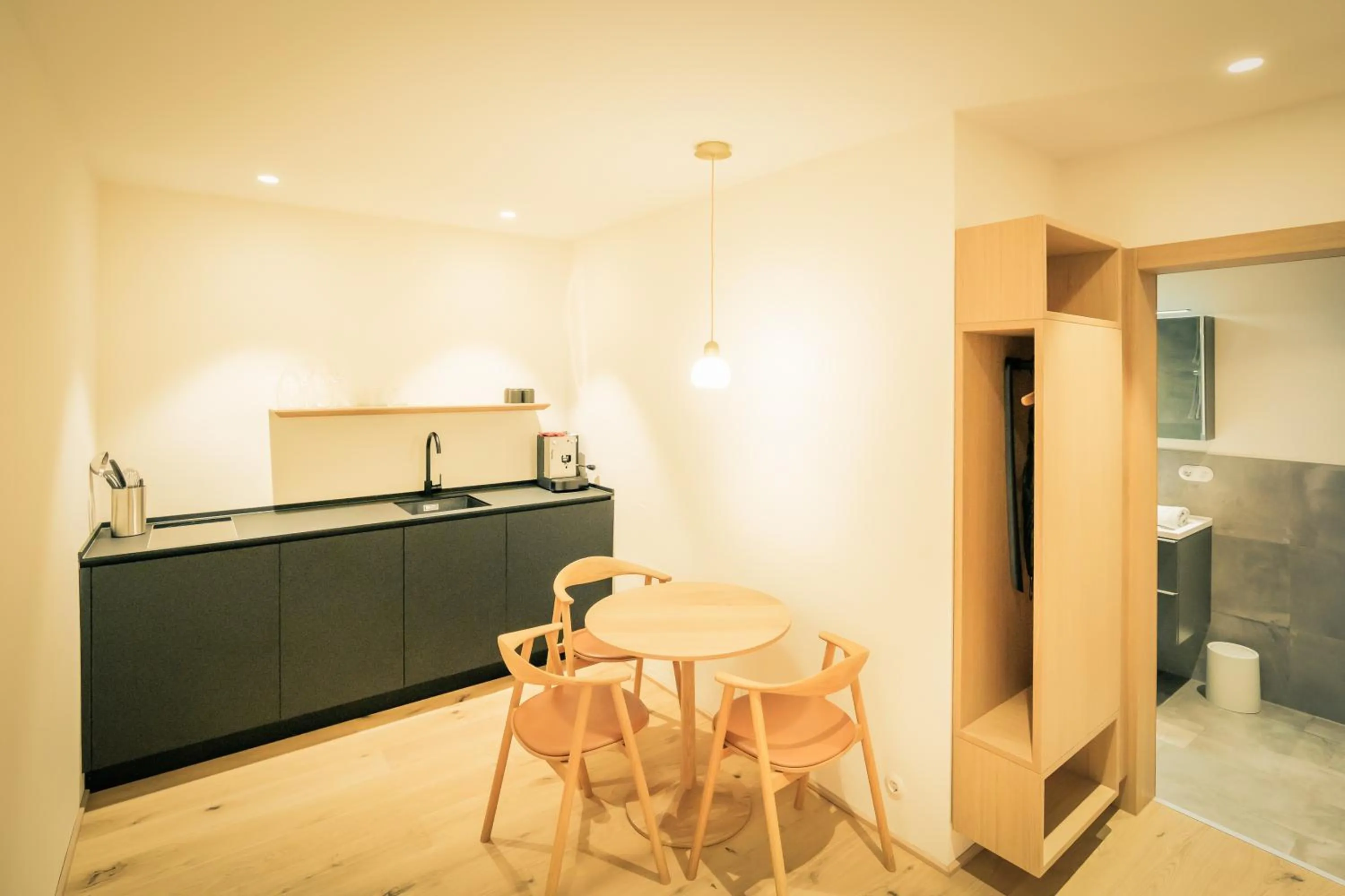 Kitchen or kitchenette in Posthotel Lechtal, Arlberg