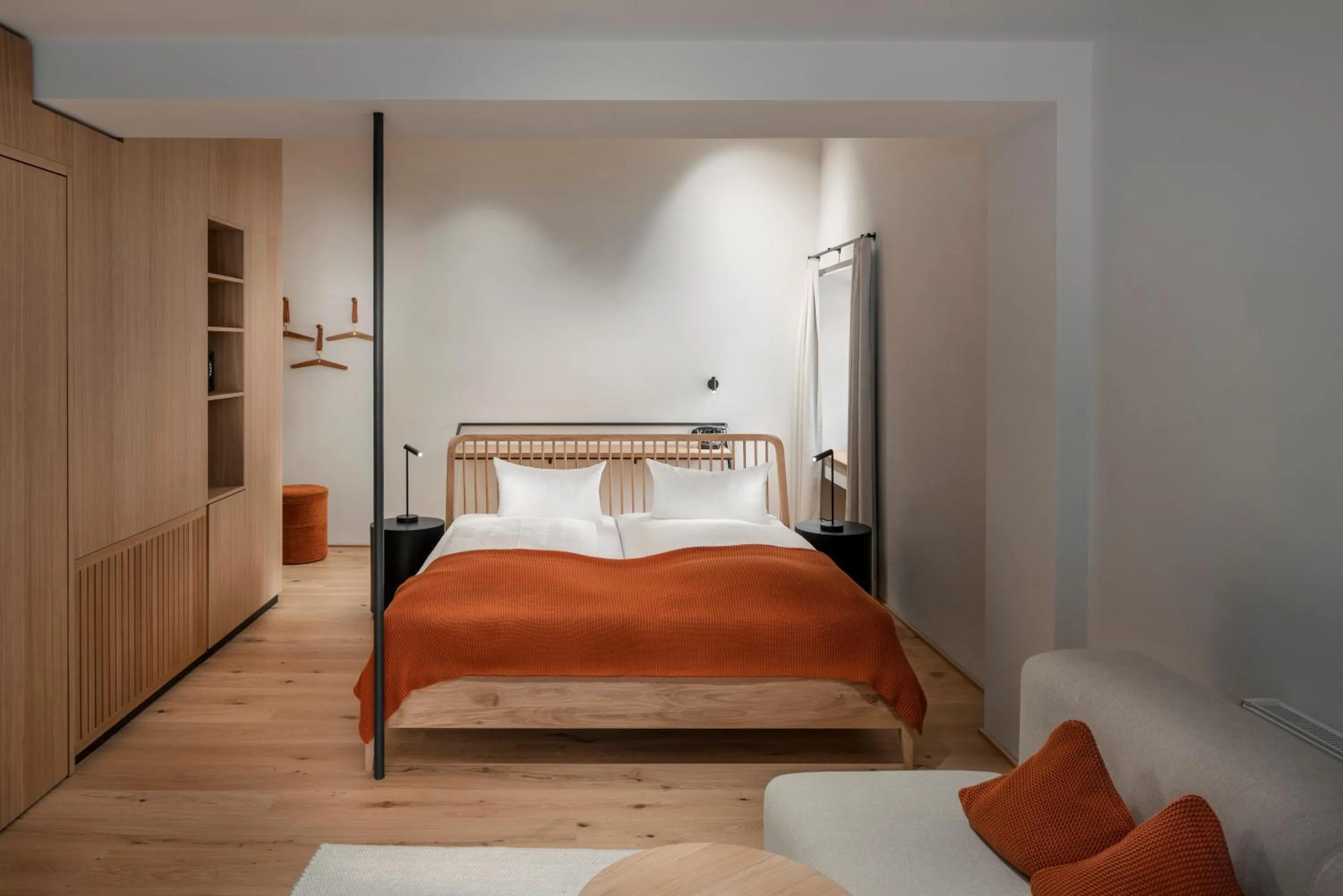 Bed in Posthotel Lechtal, Arlberg