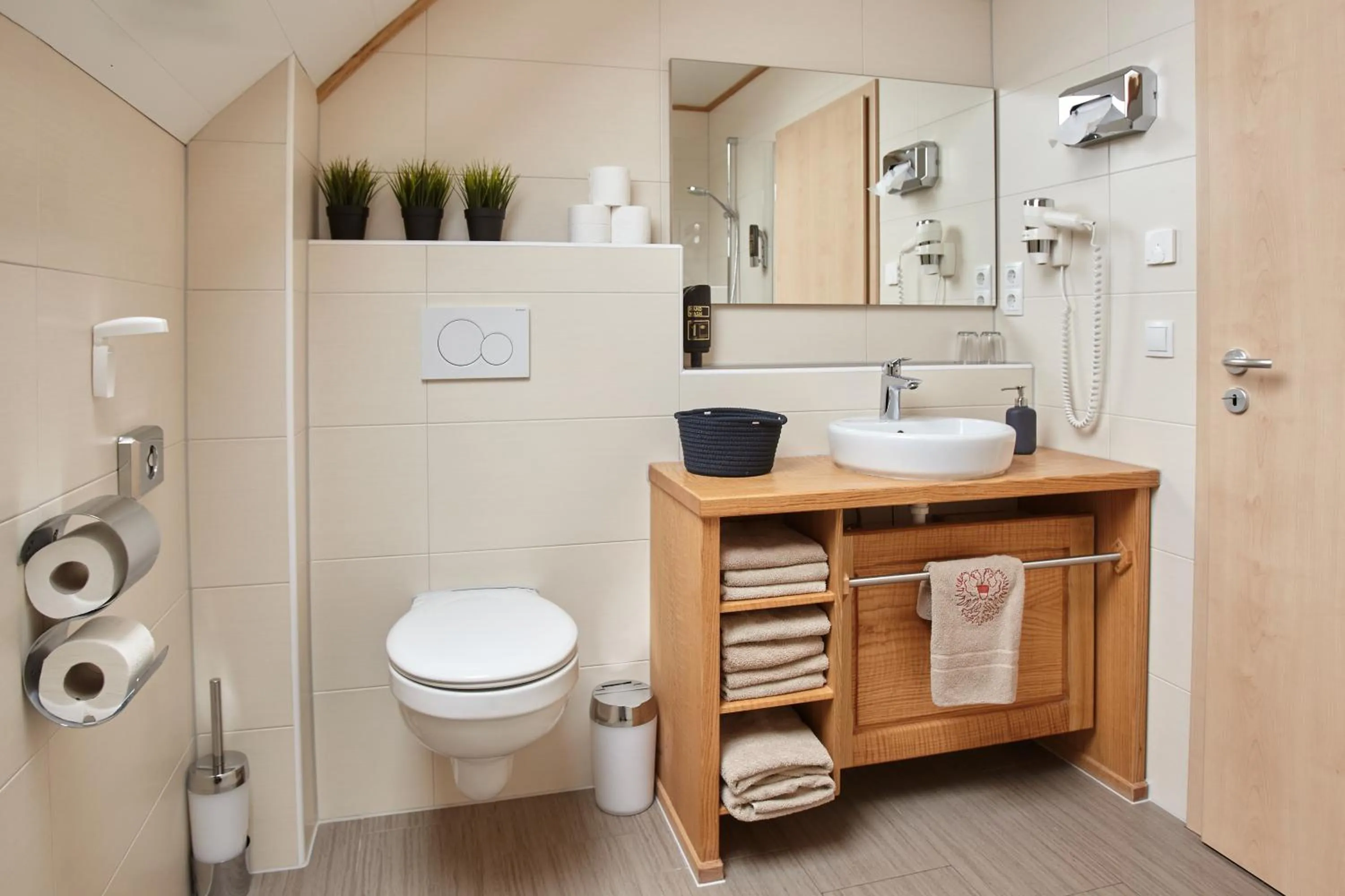 Bathroom in Hotel Restaurant Doppeladler