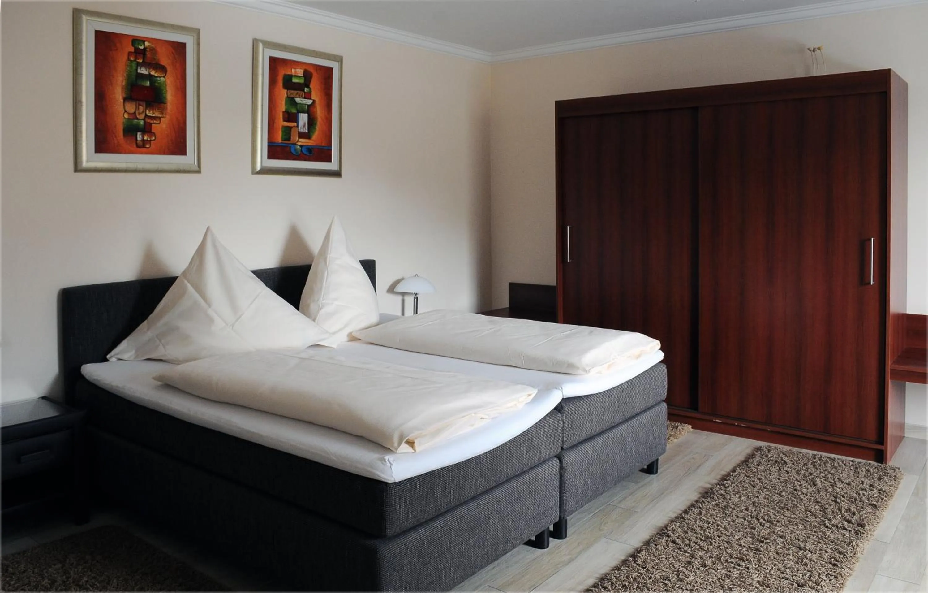 Bed in Hotel Restaurant Doppeladler