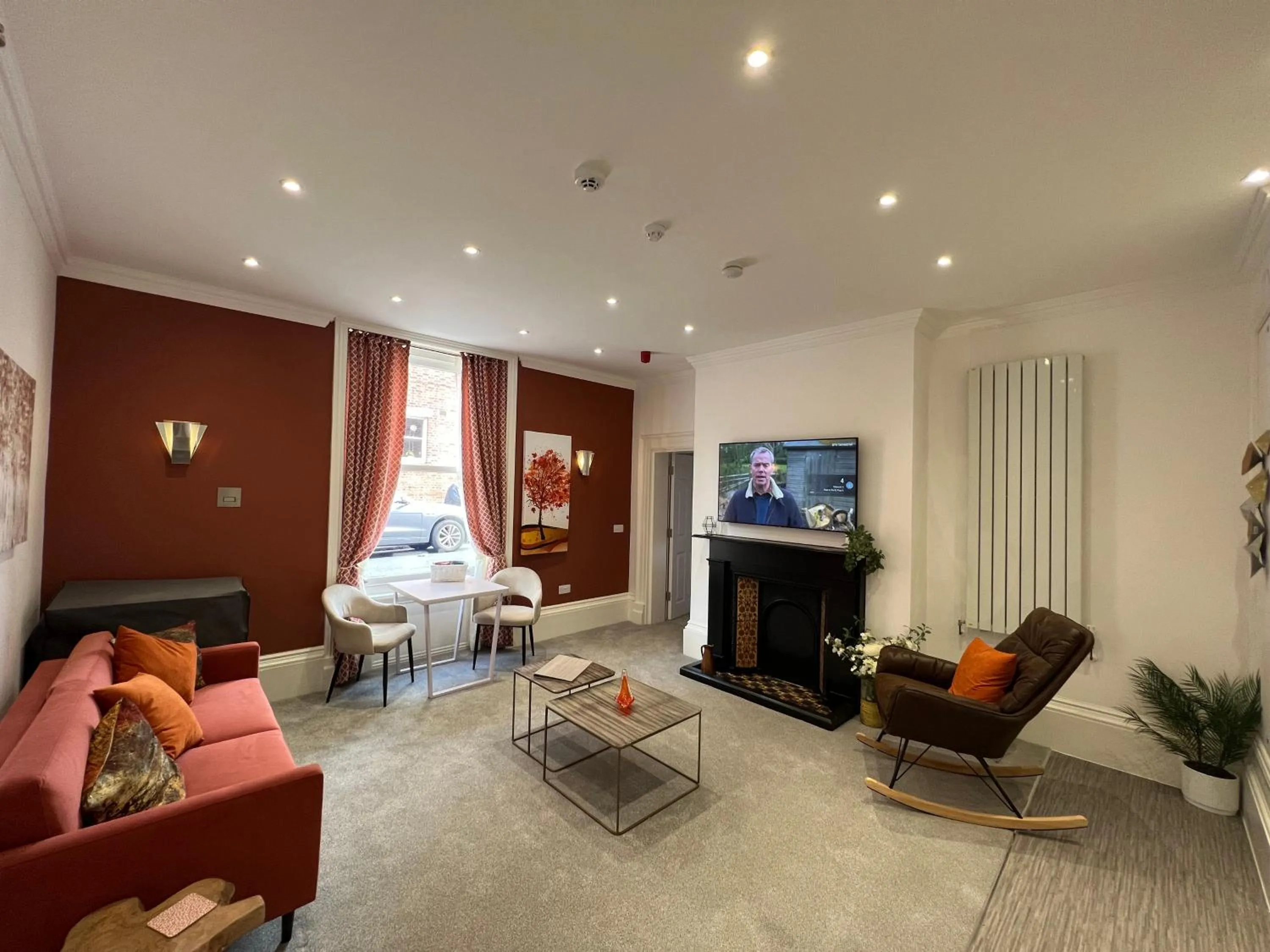 Living room in Winckley Square Residences