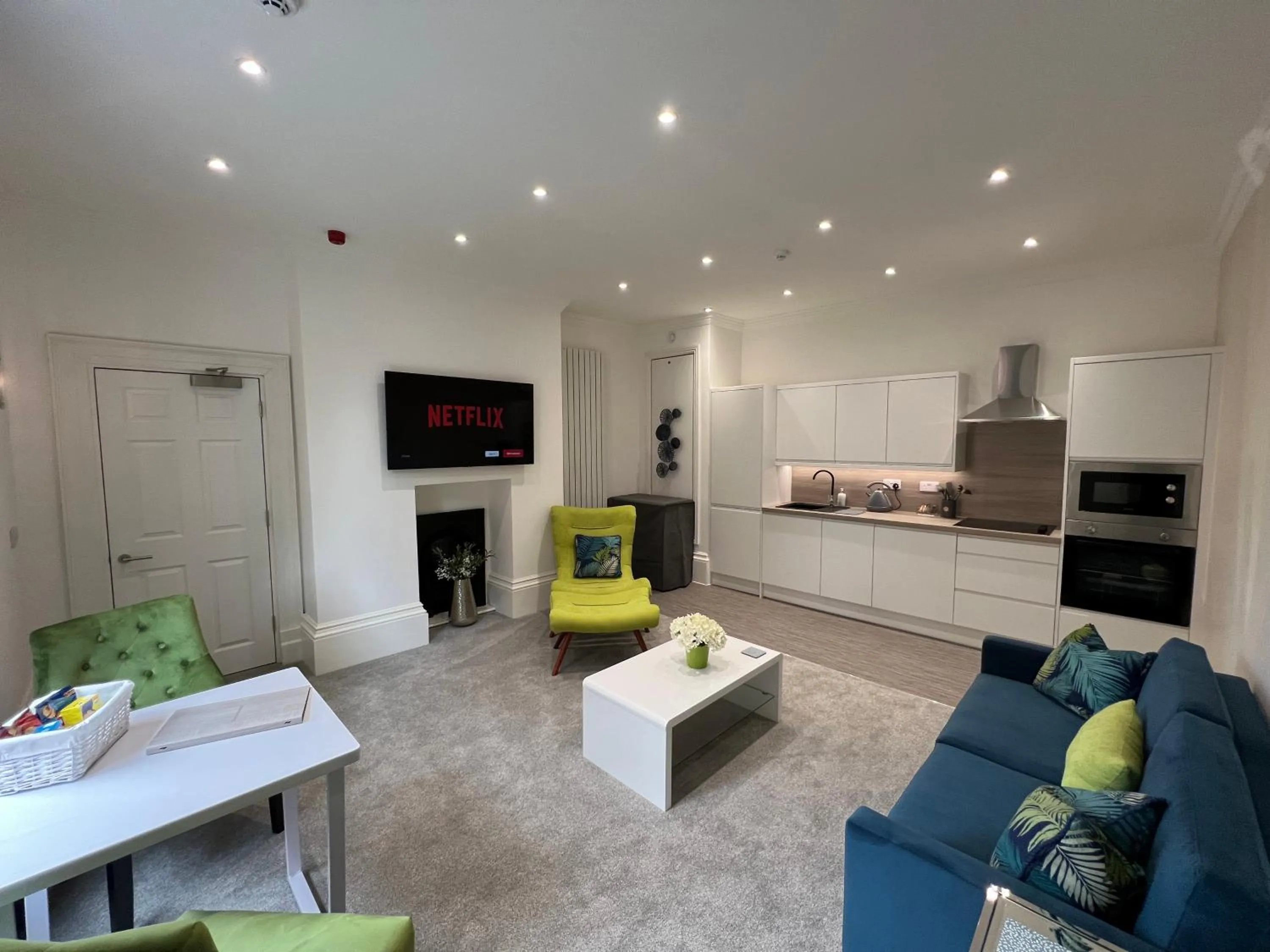Living room in Winckley Square Residences
