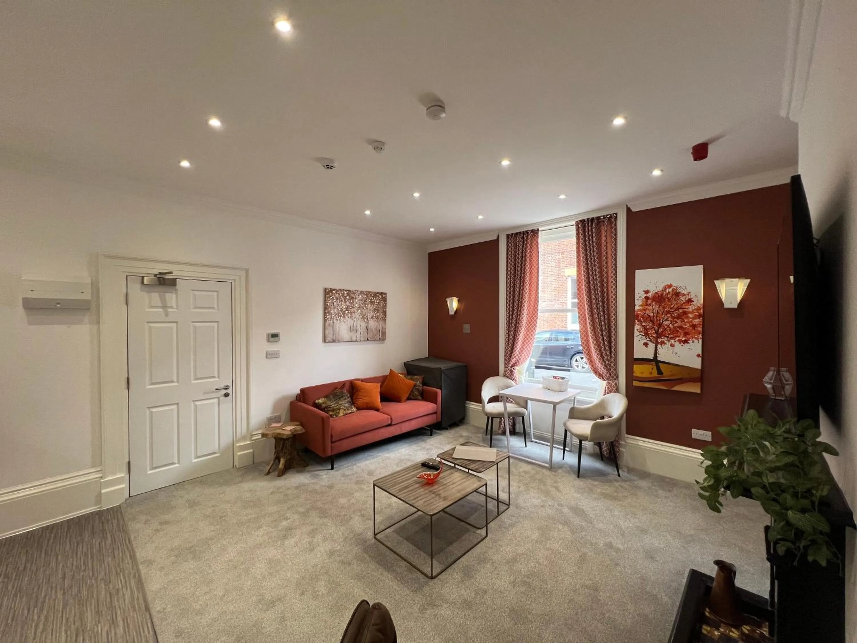 Living room in Winckley Square Residences