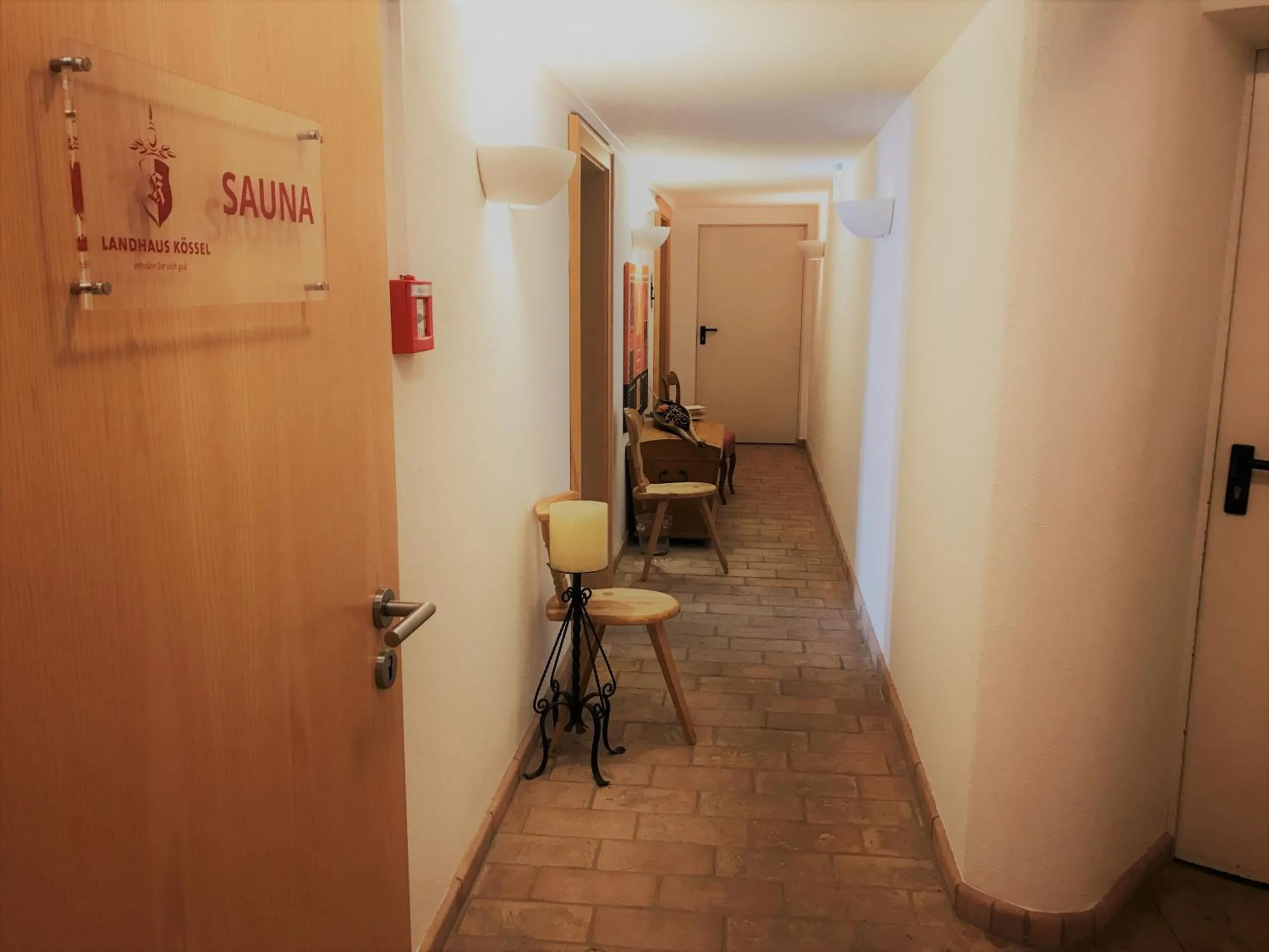 Sauna in Landhaus Kössel