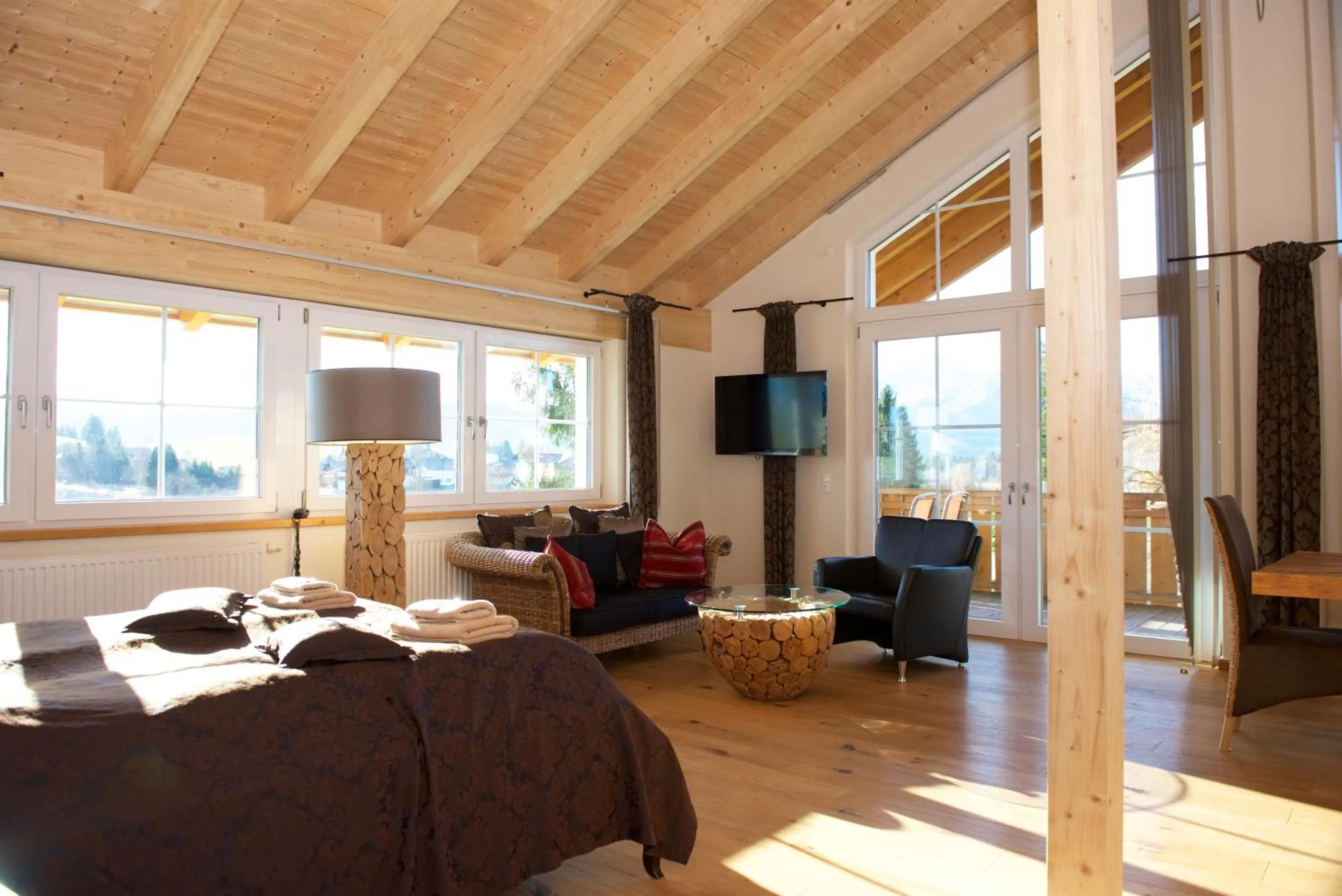 Living room in Landhaus Kössel