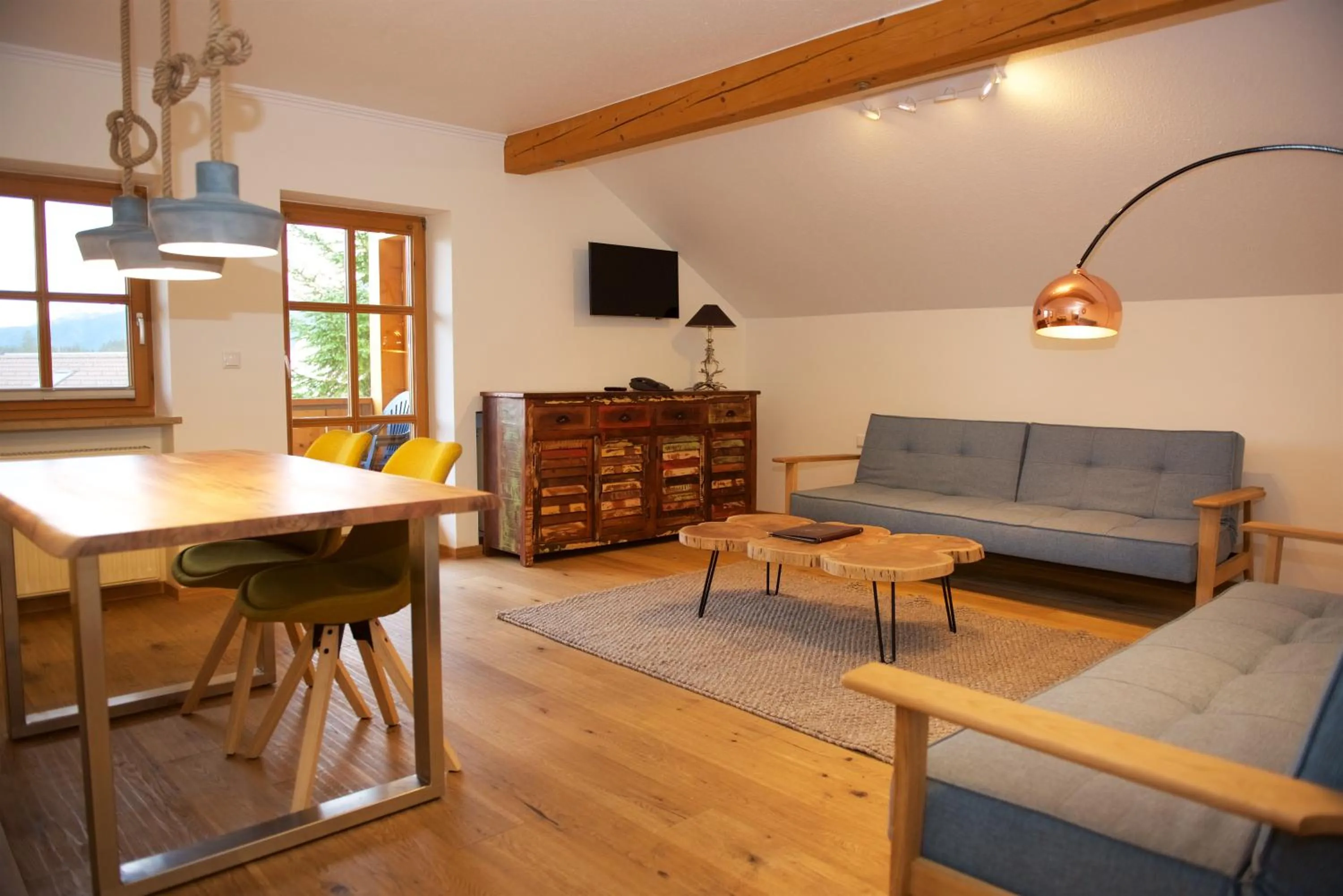 Living room in Landhaus Kössel