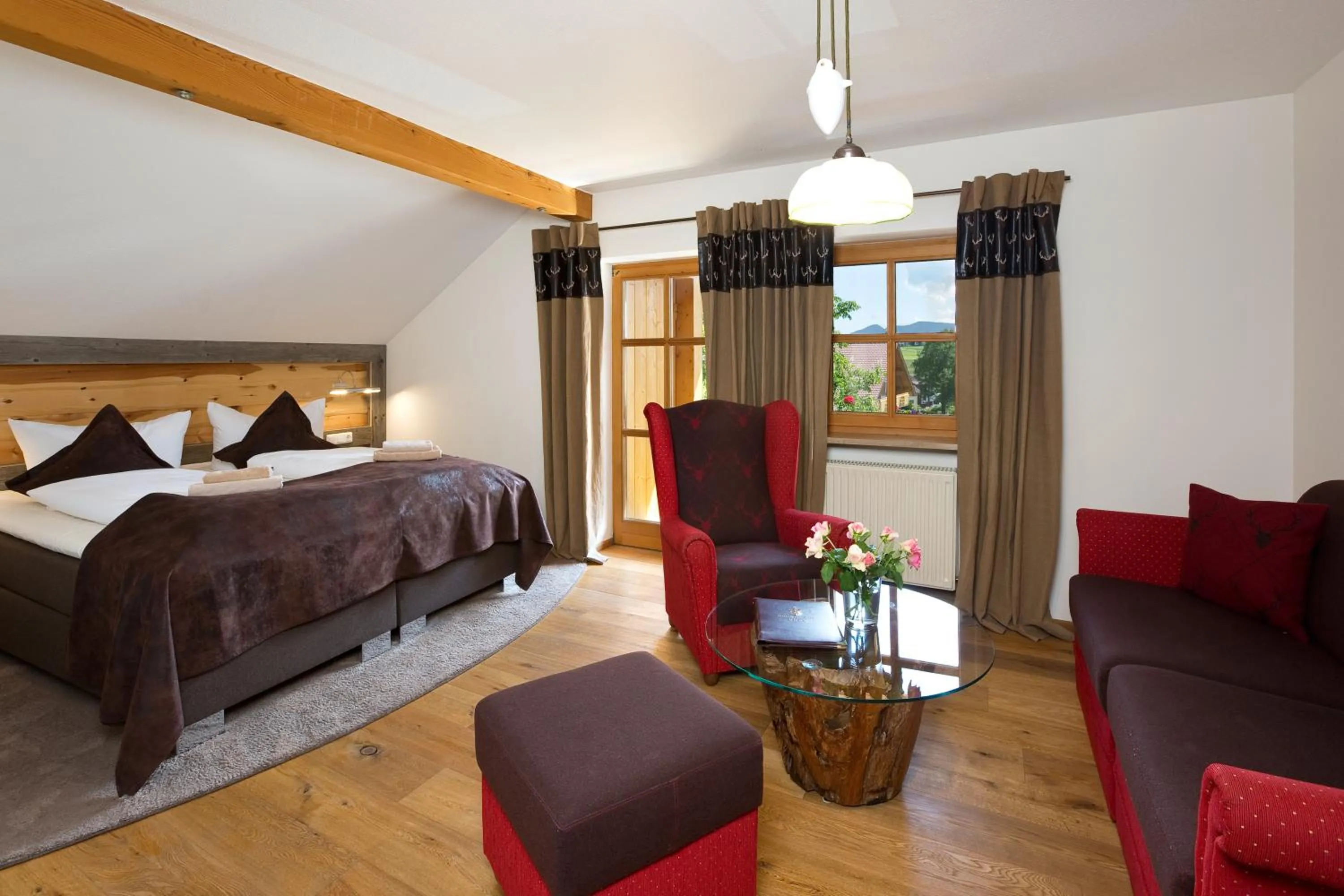 Photo of the whole room, Bed in Landhaus Kössel