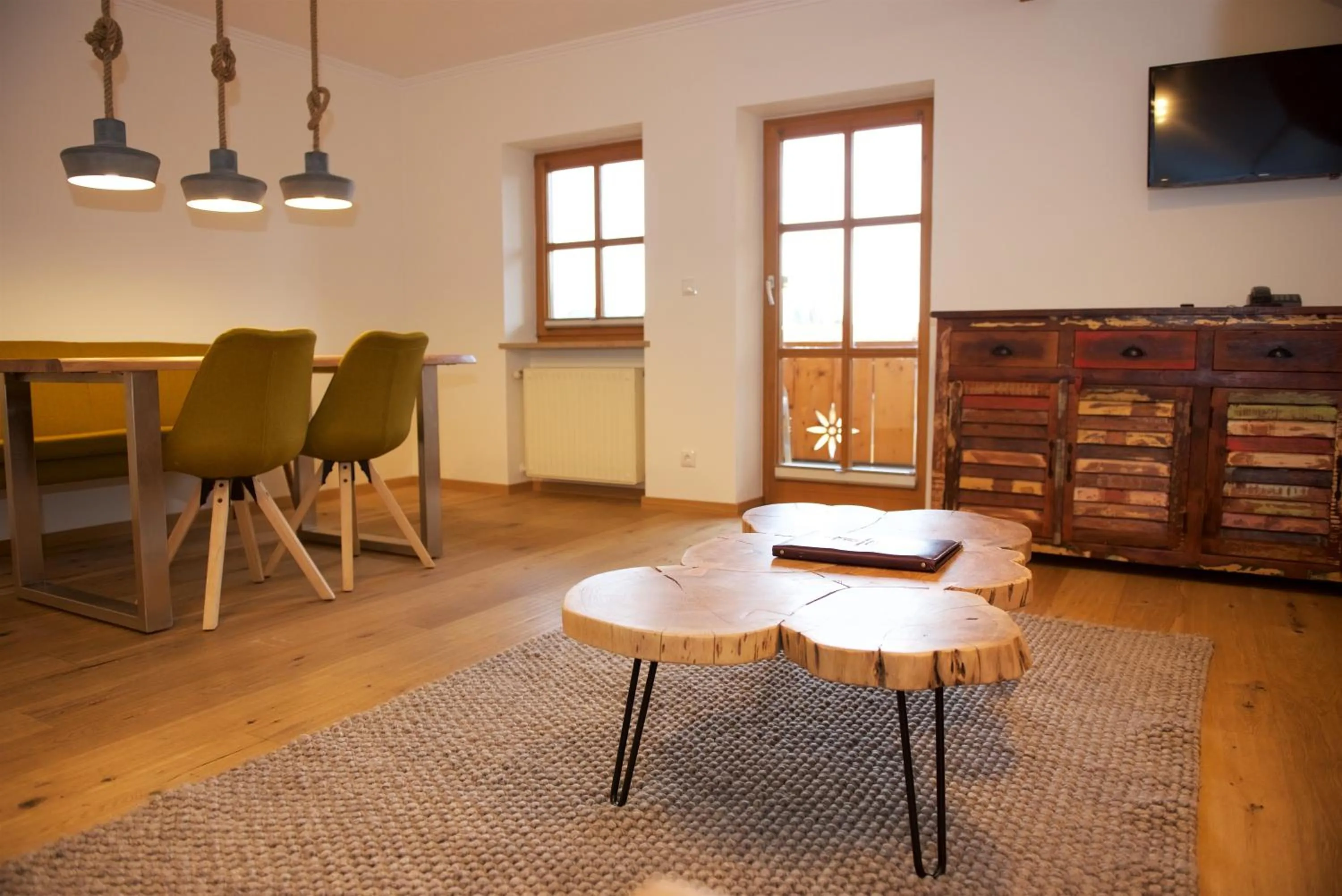 Living room in Landhaus Kössel