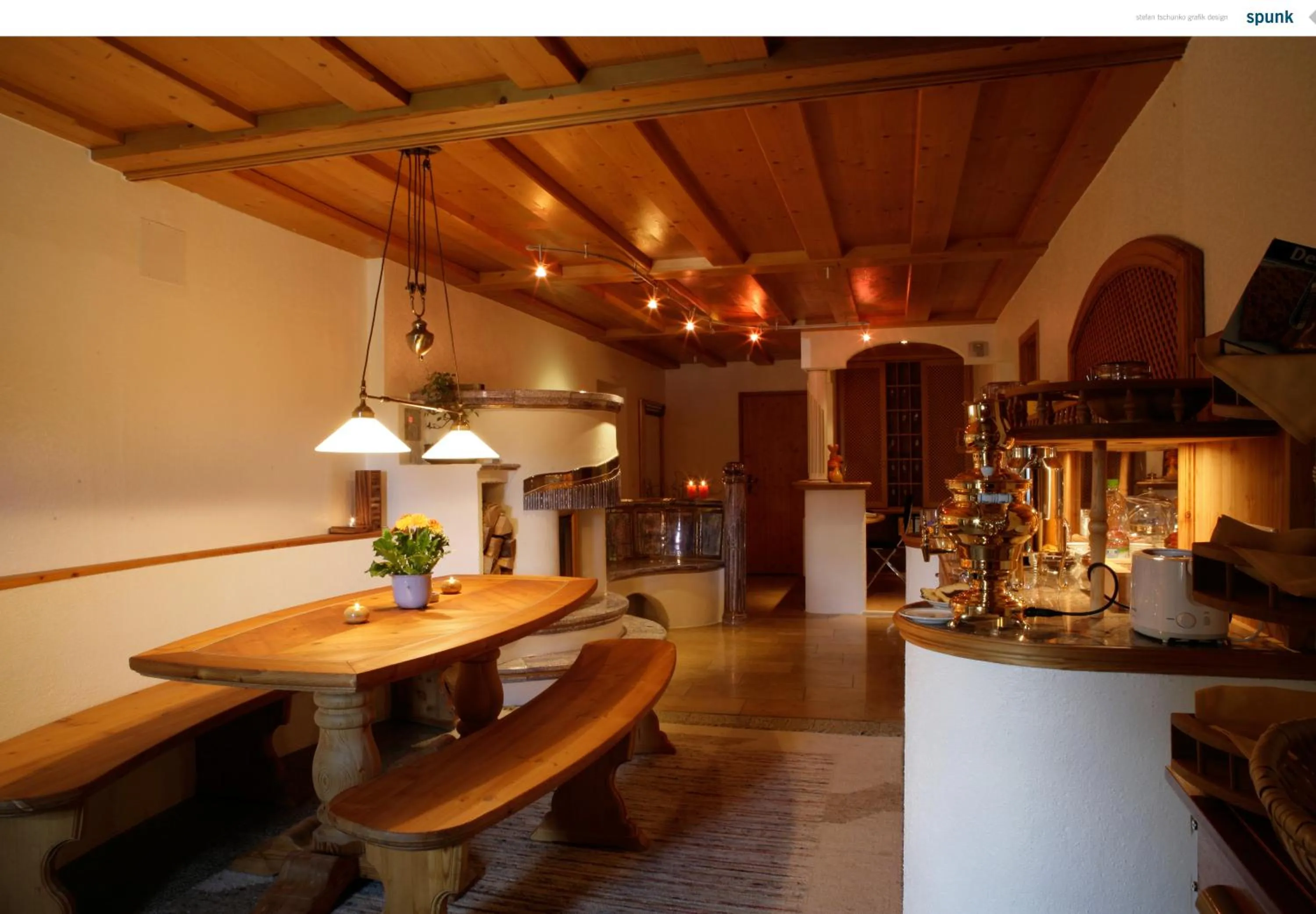 Lounge or bar in Landhaus Kössel