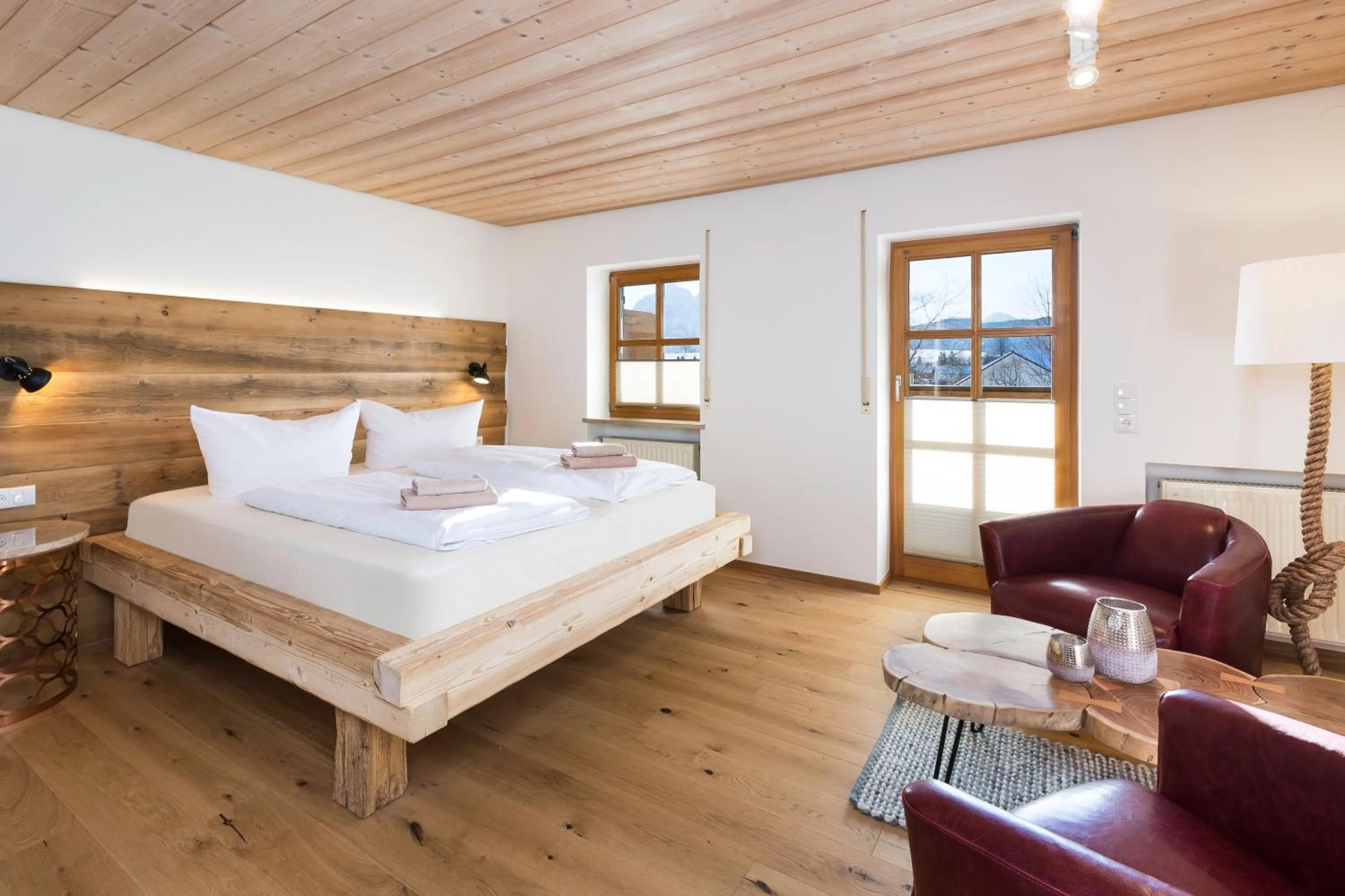 Photo of the whole room, Bed in Landhaus Kössel