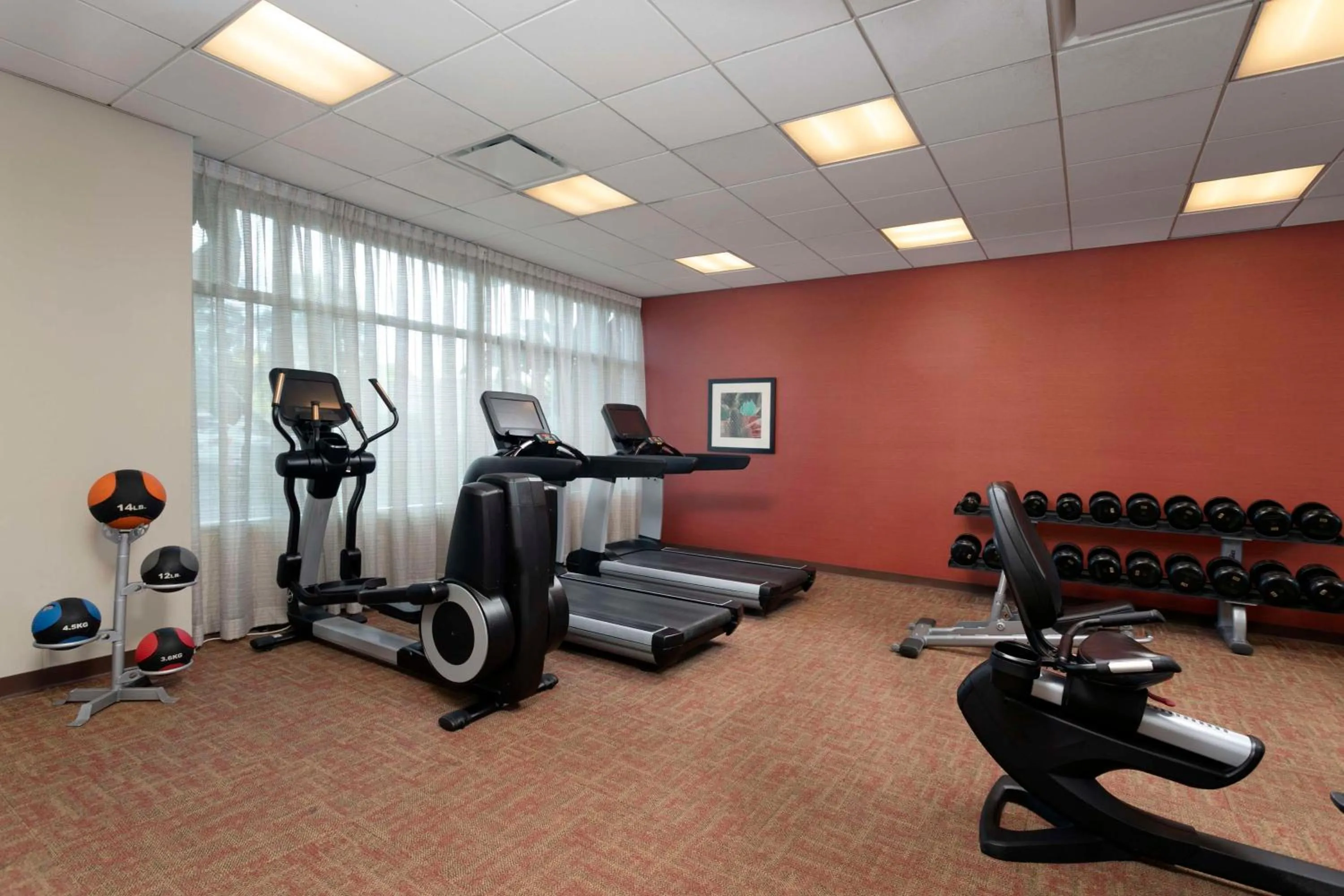Fitness centre/facilities in Hyatt Place Bayamon