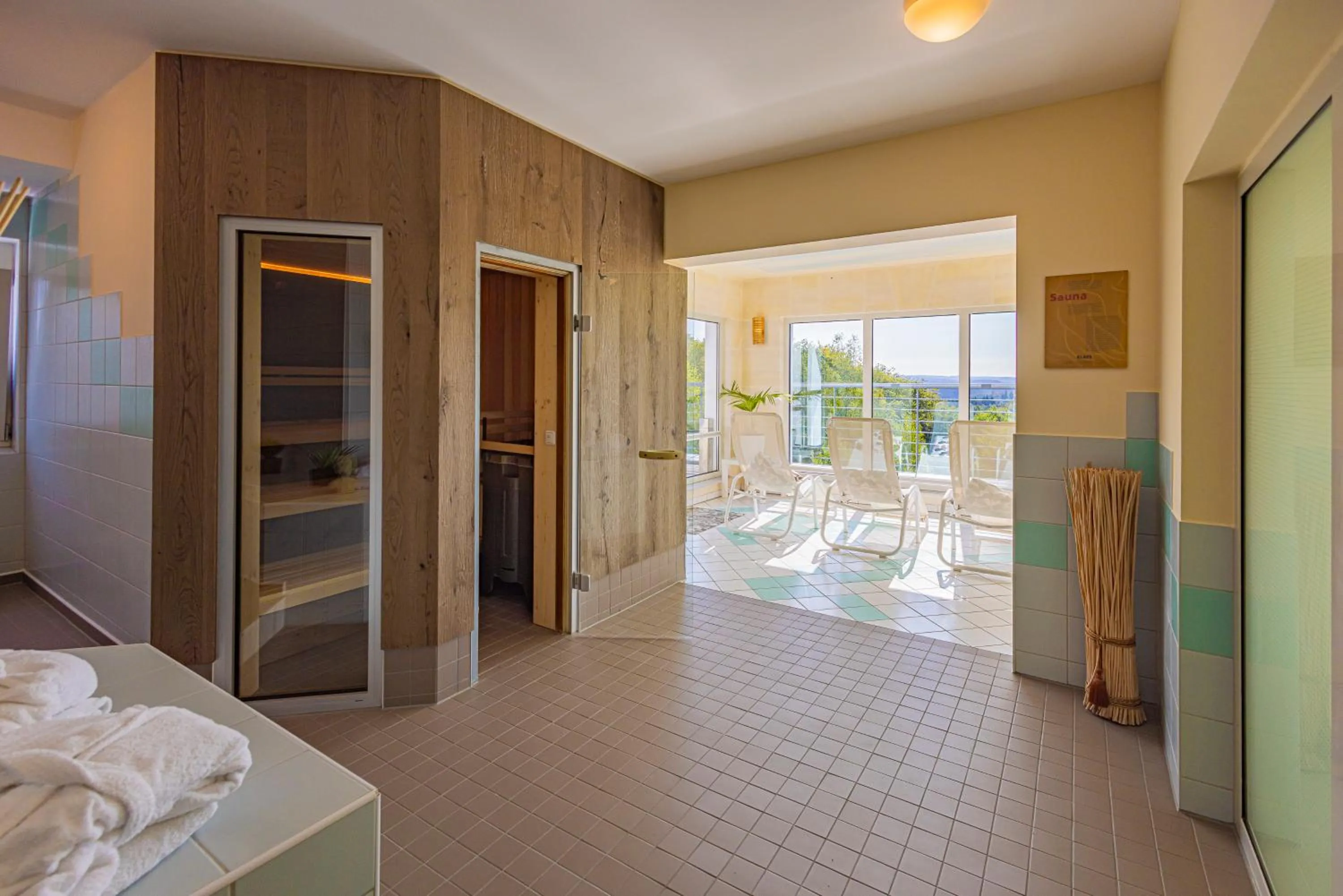 Sauna in Business Vital Hotel am Rennsteig