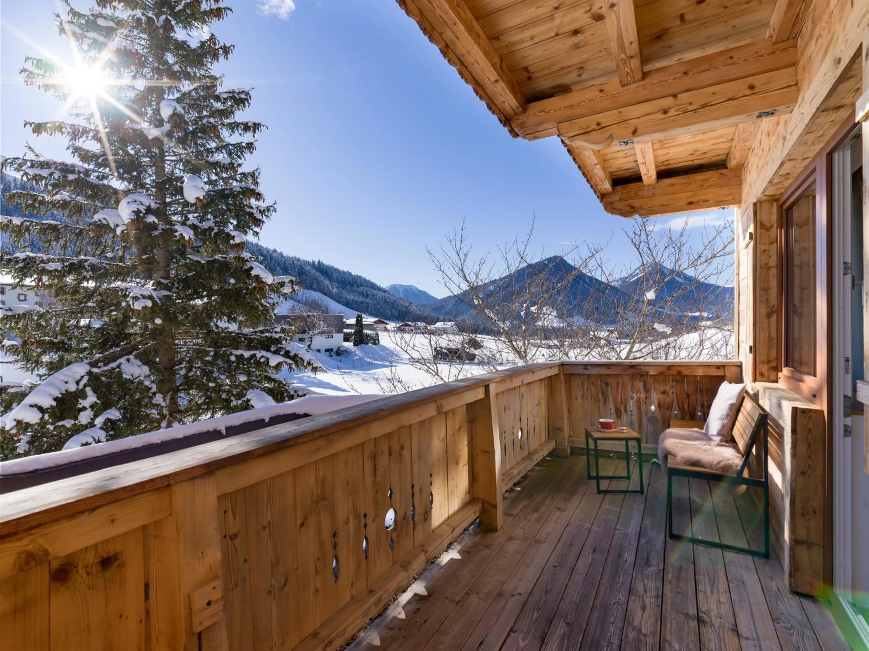 Mountain view in Hotel Frohnatur