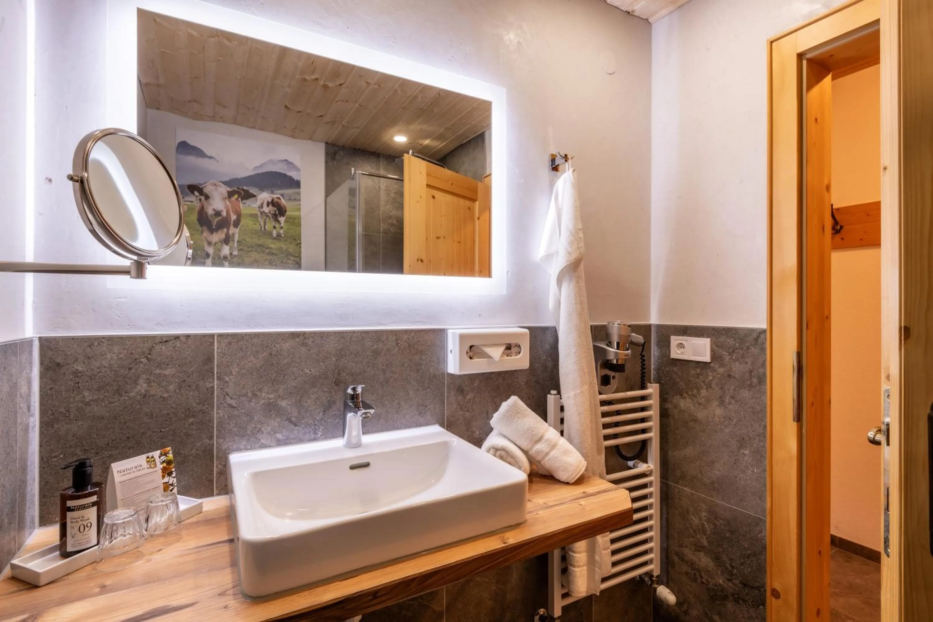 Bathroom in Hotel Frohnatur