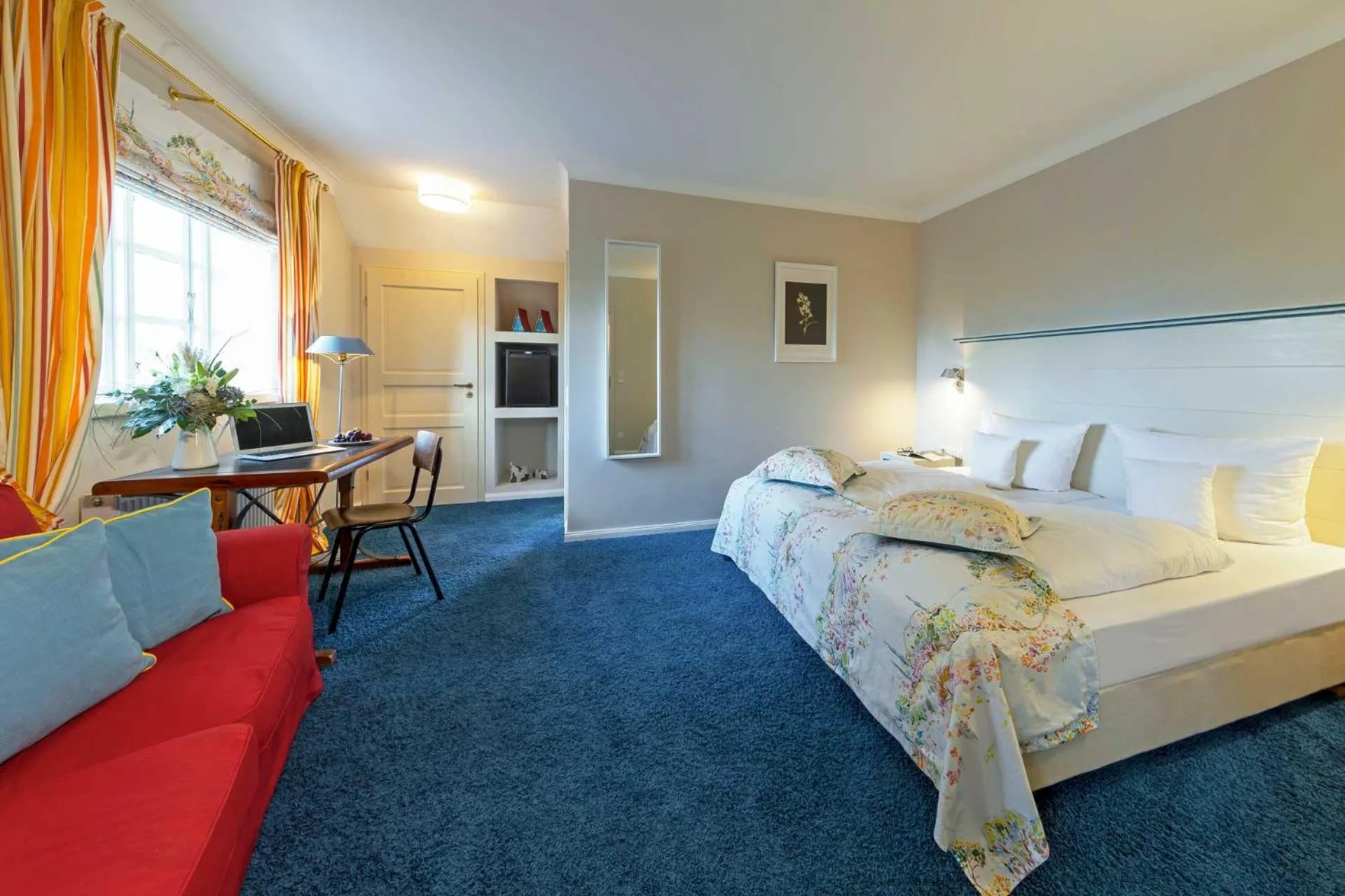 Bed in Romantik Hotel Friederikenhof Hotel Restaurant & Spa