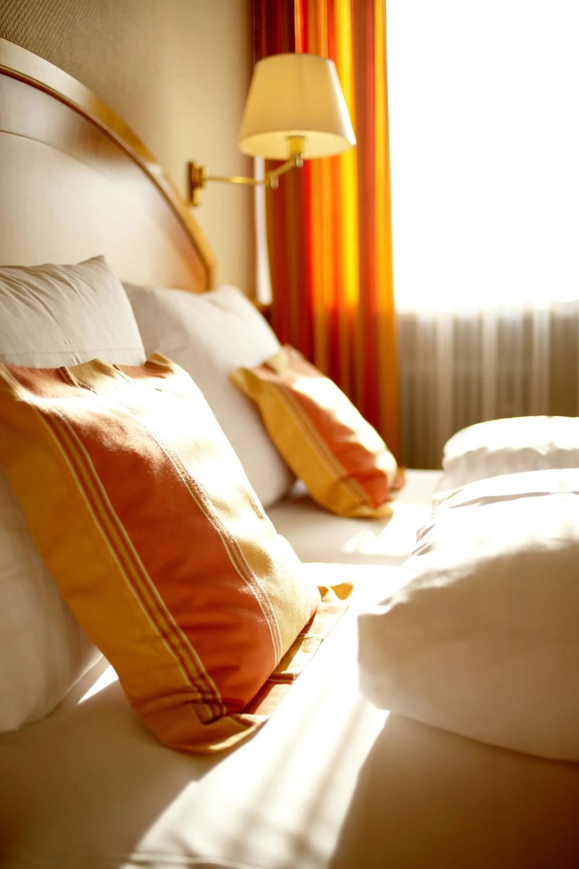 Bed in Hotel Grünwald