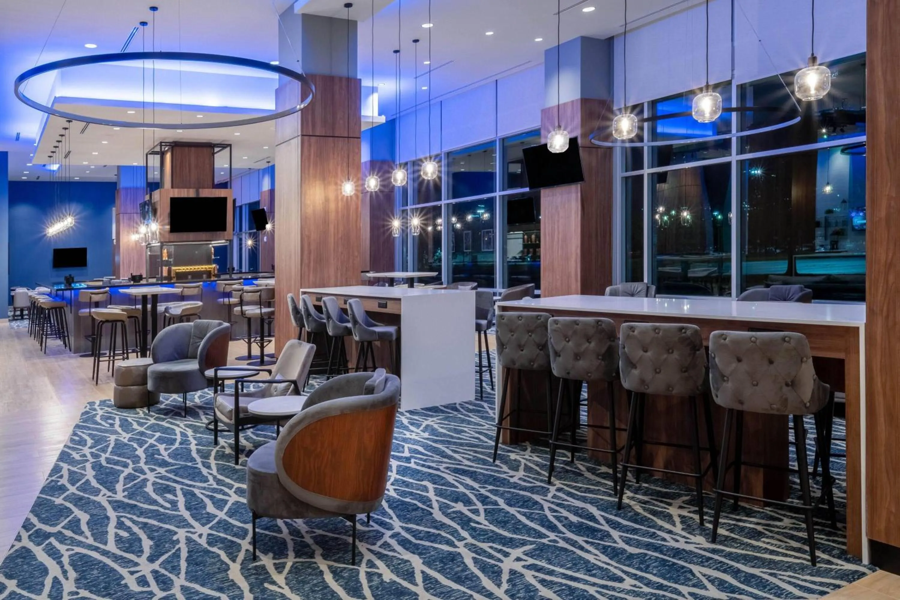 Lobby or reception in La Quinta Inn & Suites by Wyndham Nashville Downtown Stadium