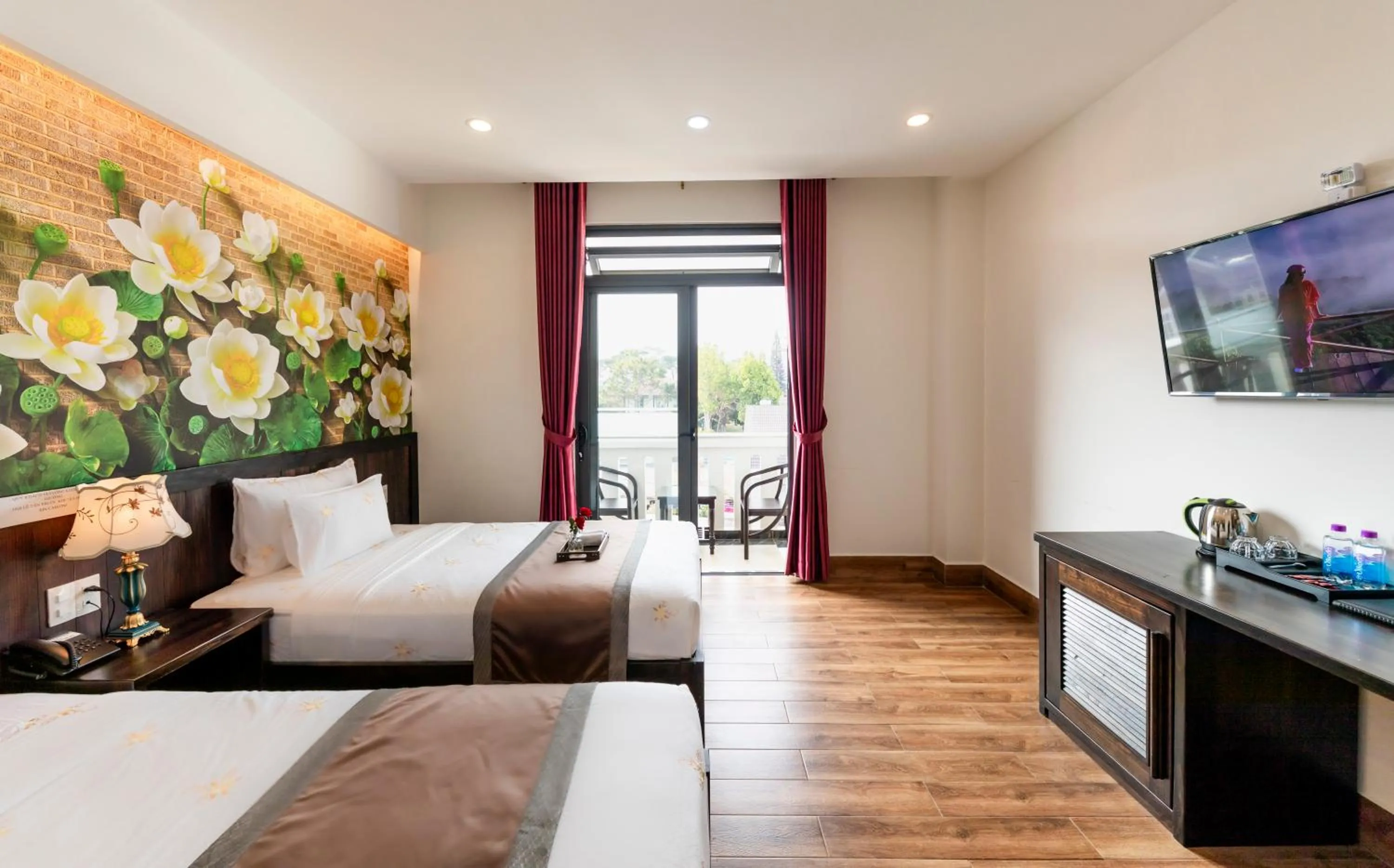 Photo of the whole room in Thanh Loan 2 Da Lat Hotel