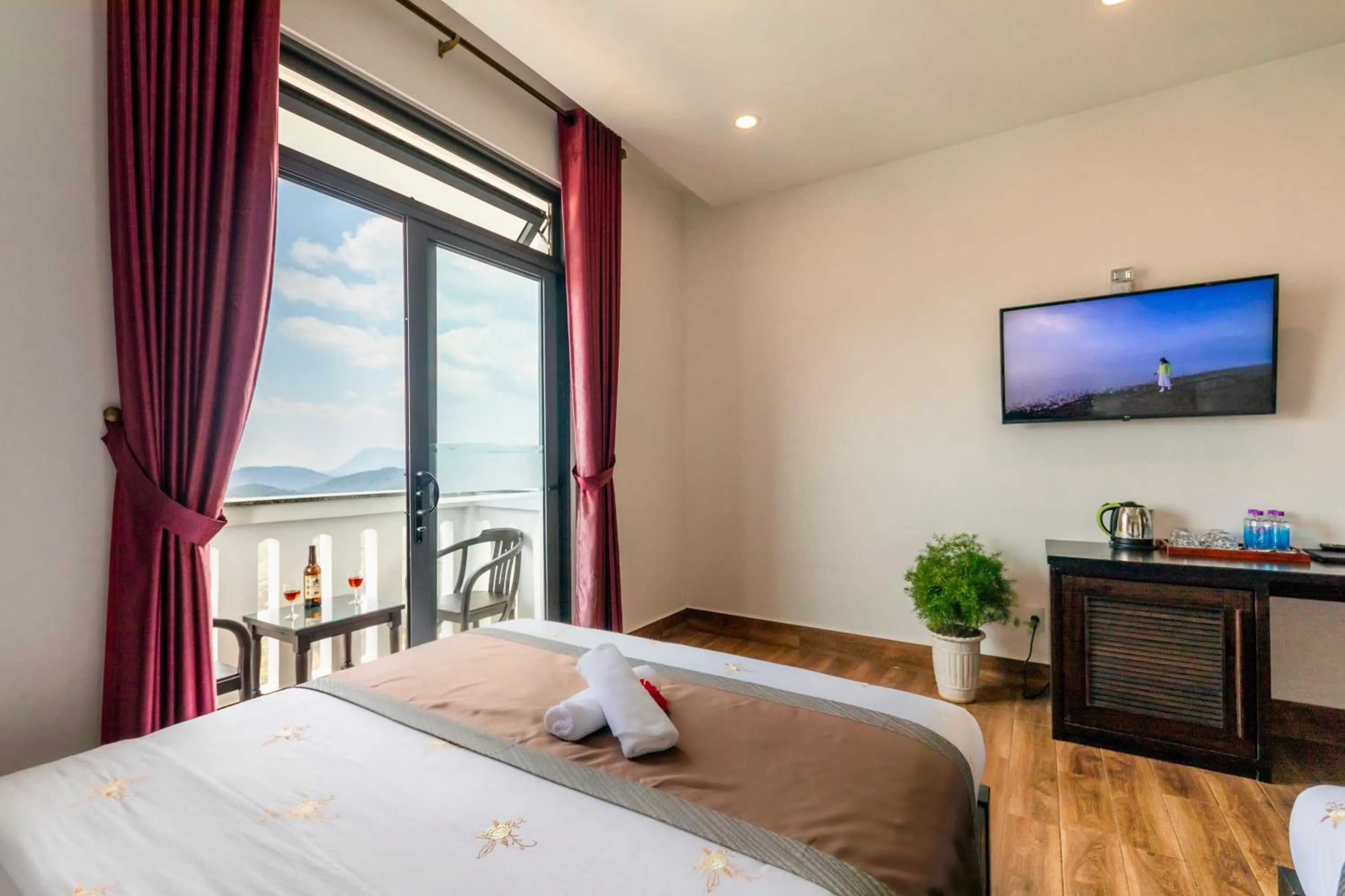 Balcony/Terrace in Thanh Loan 2 Da Lat Hotel