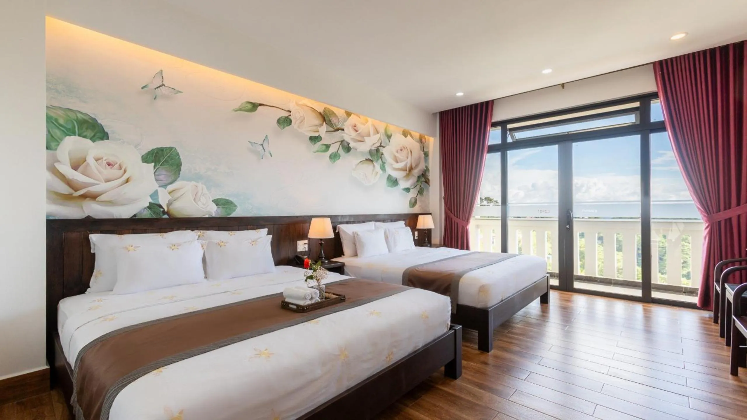 Photo of the whole room in Thanh Loan 2 Da Lat Hotel