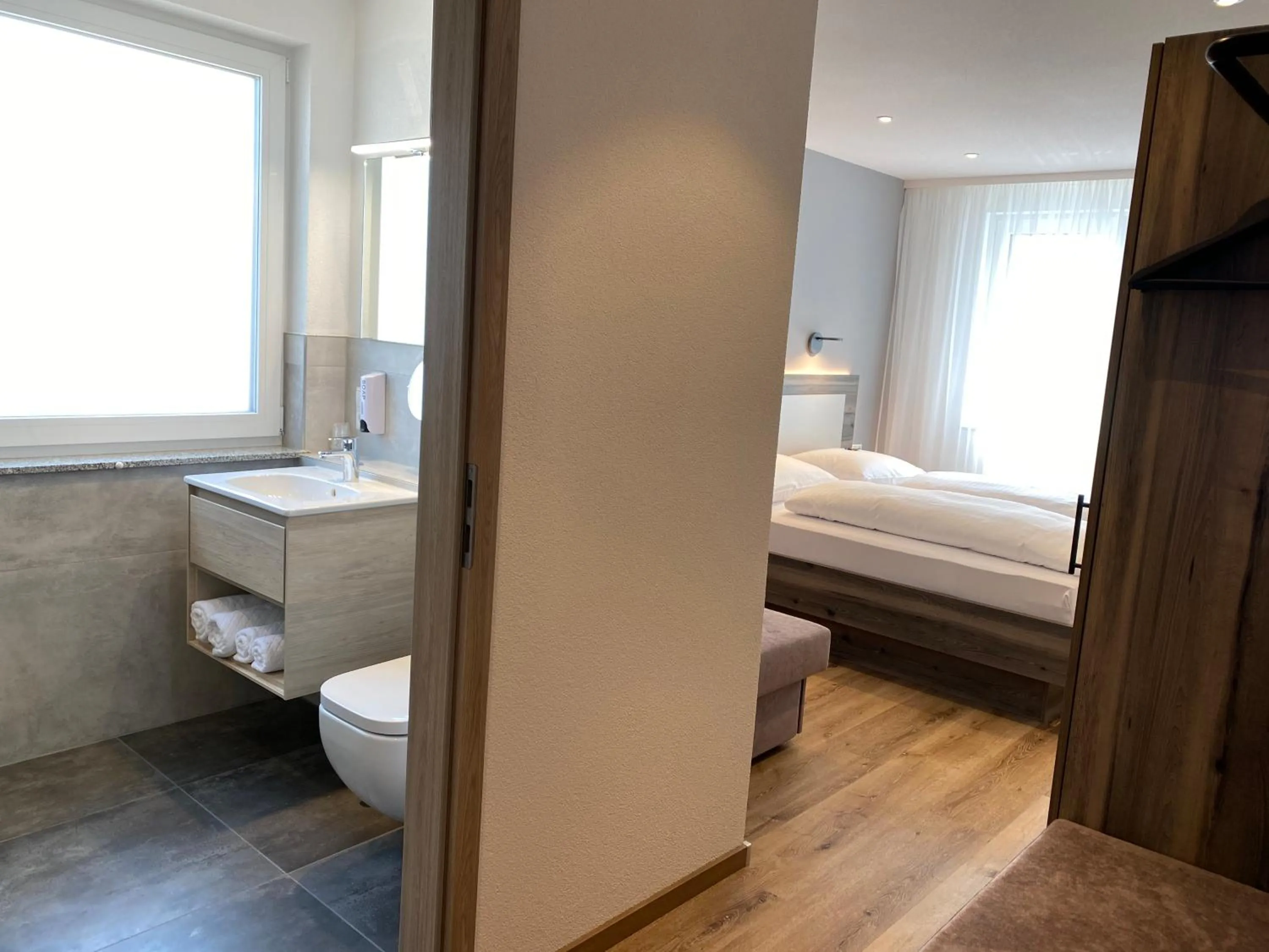 Photo of the whole room, Bed in Hotel Kosel garni UG