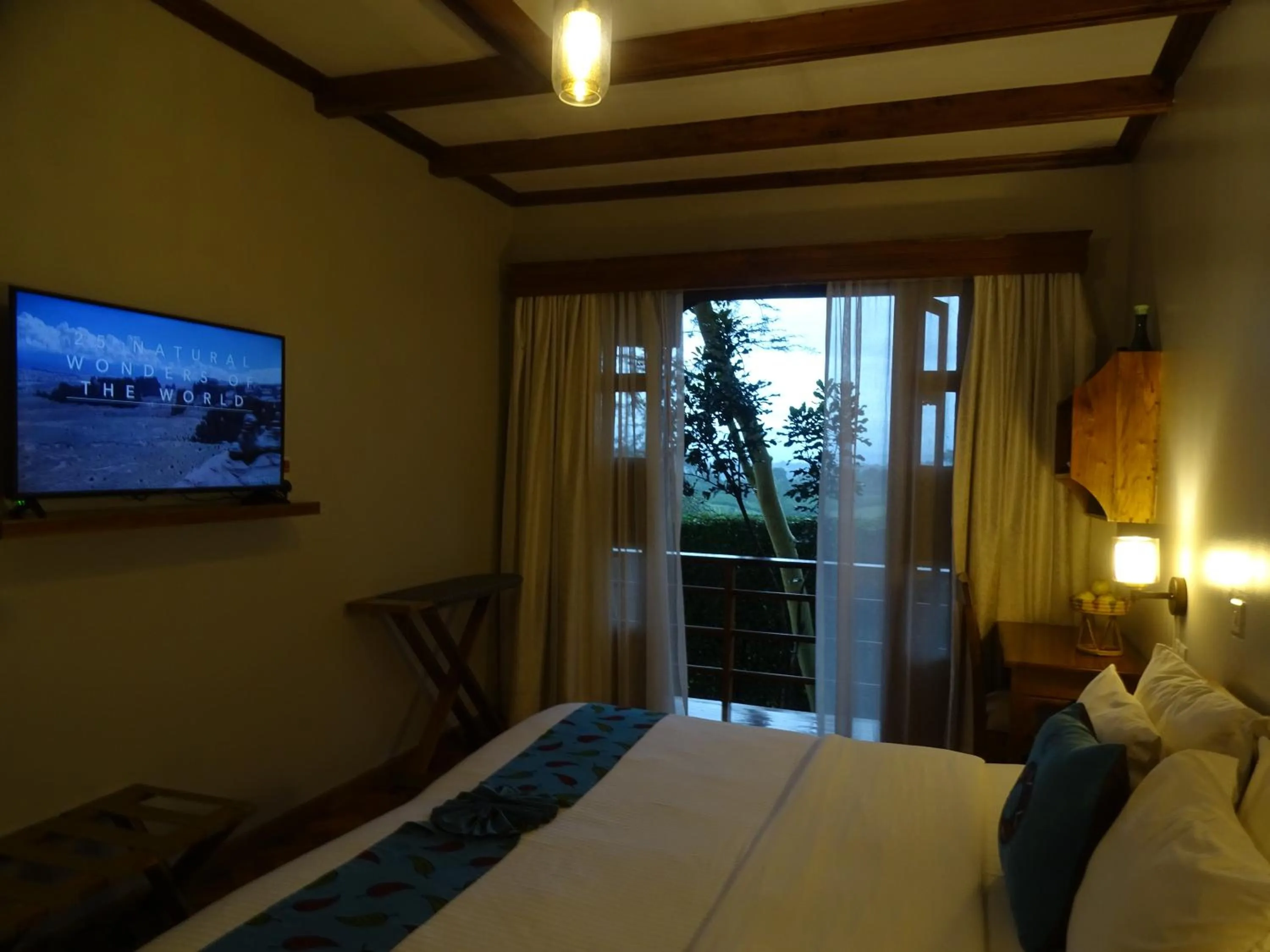 Bed in Le Pristine Wellness and Healing Hotel